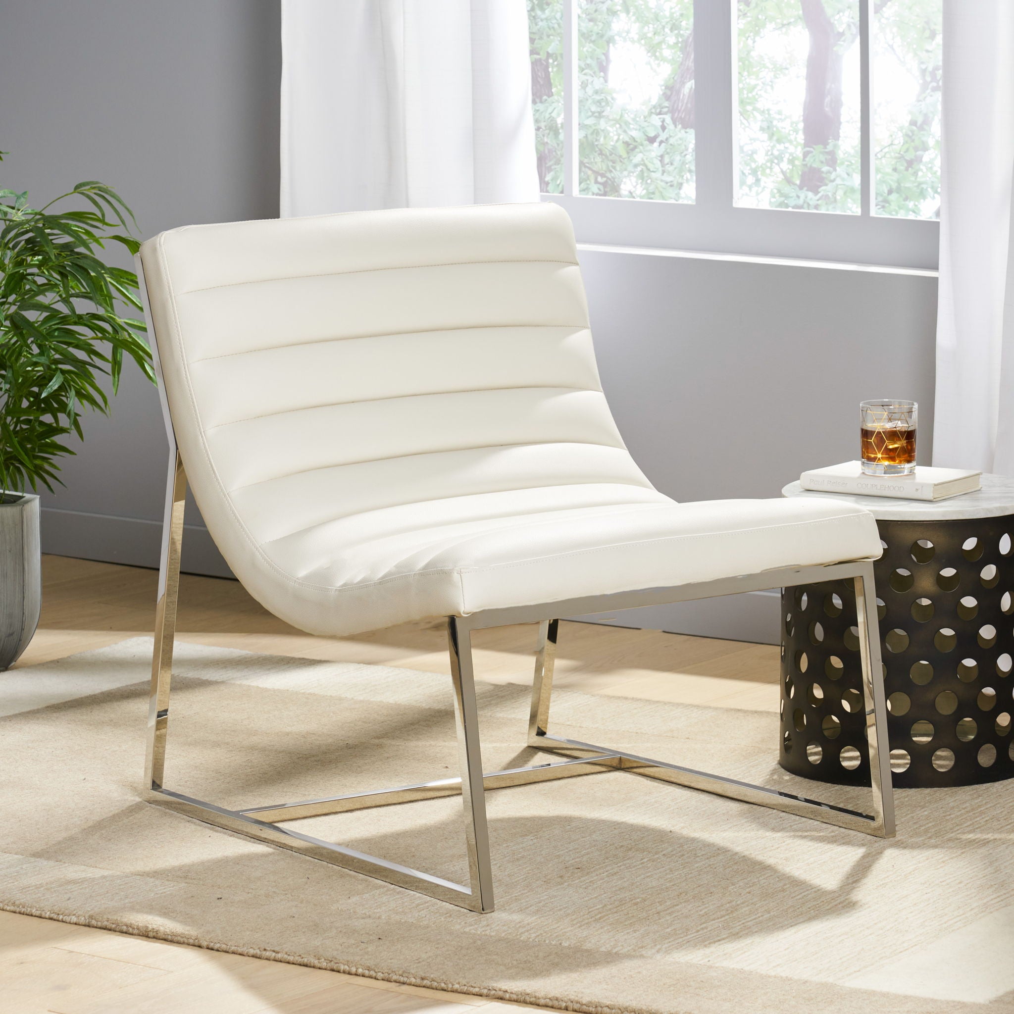 Wilmouth - Roll Occasional Chair - White