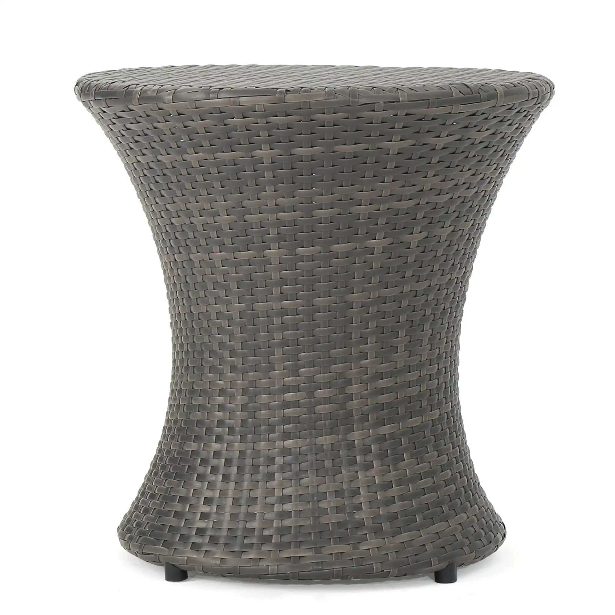 Thrive - Hourglass Rattan Table With No Glass Top