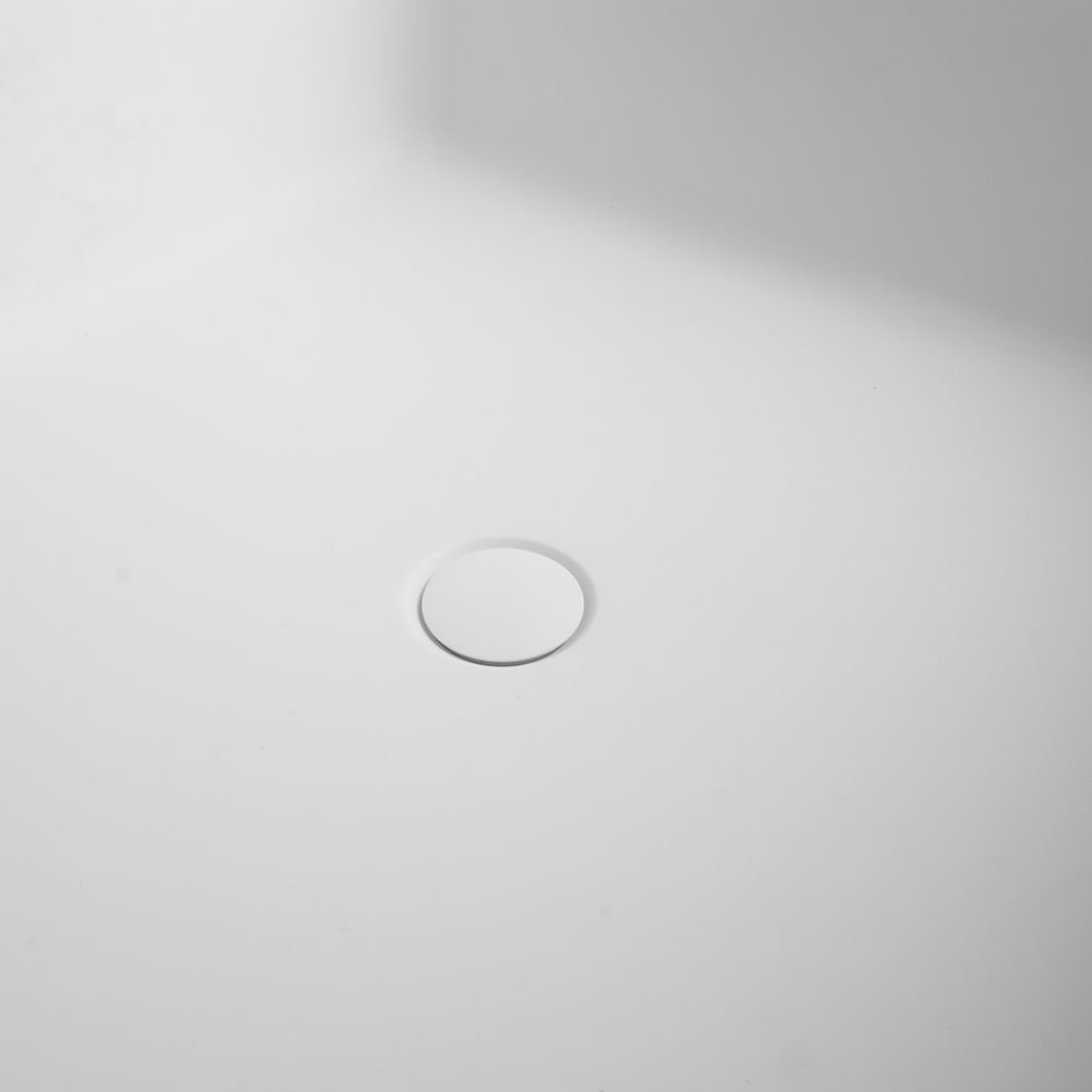 Freestandingn And Solid Surface, Soaking Bathtub For Bathroom - Matte White