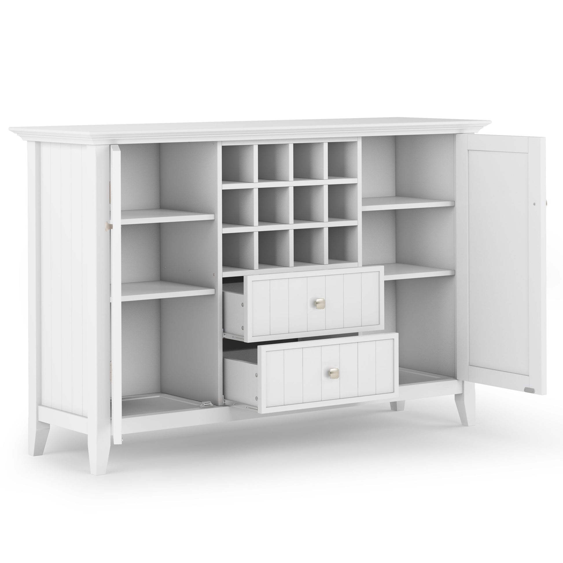 Bedford - Sideboard Buffet And Wine Rack - Best Buy Furniture