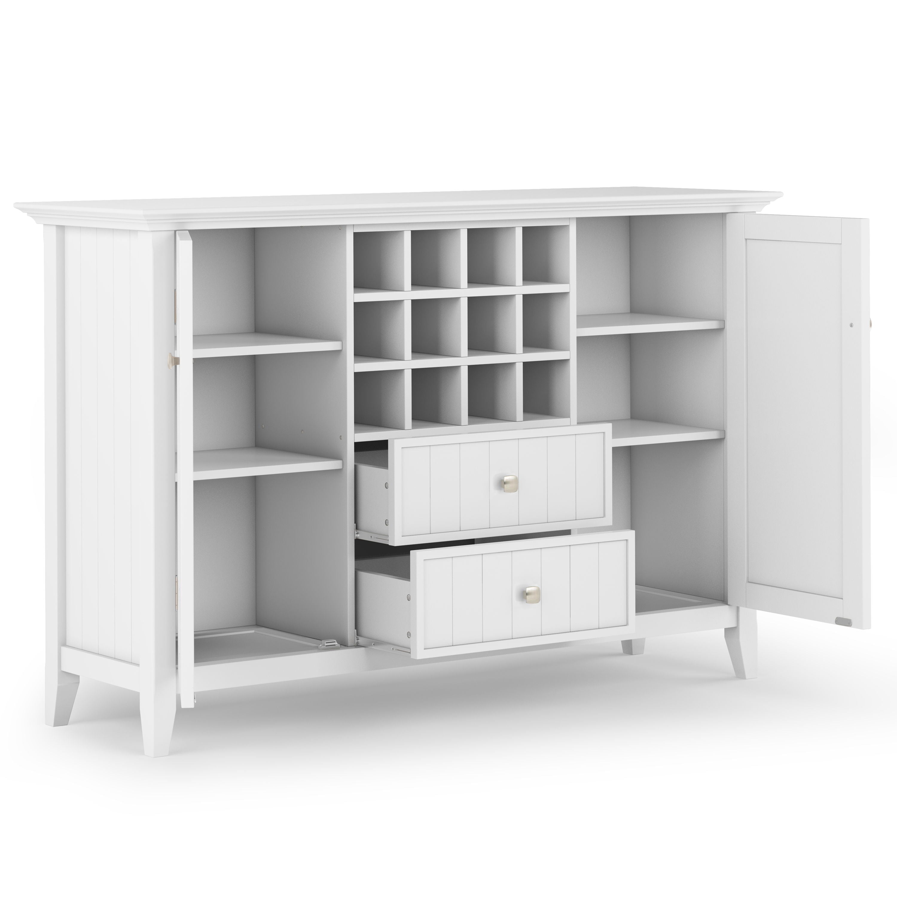 Bedford - Sideboard Buffet And Wine Rack - Best Buy Furniture