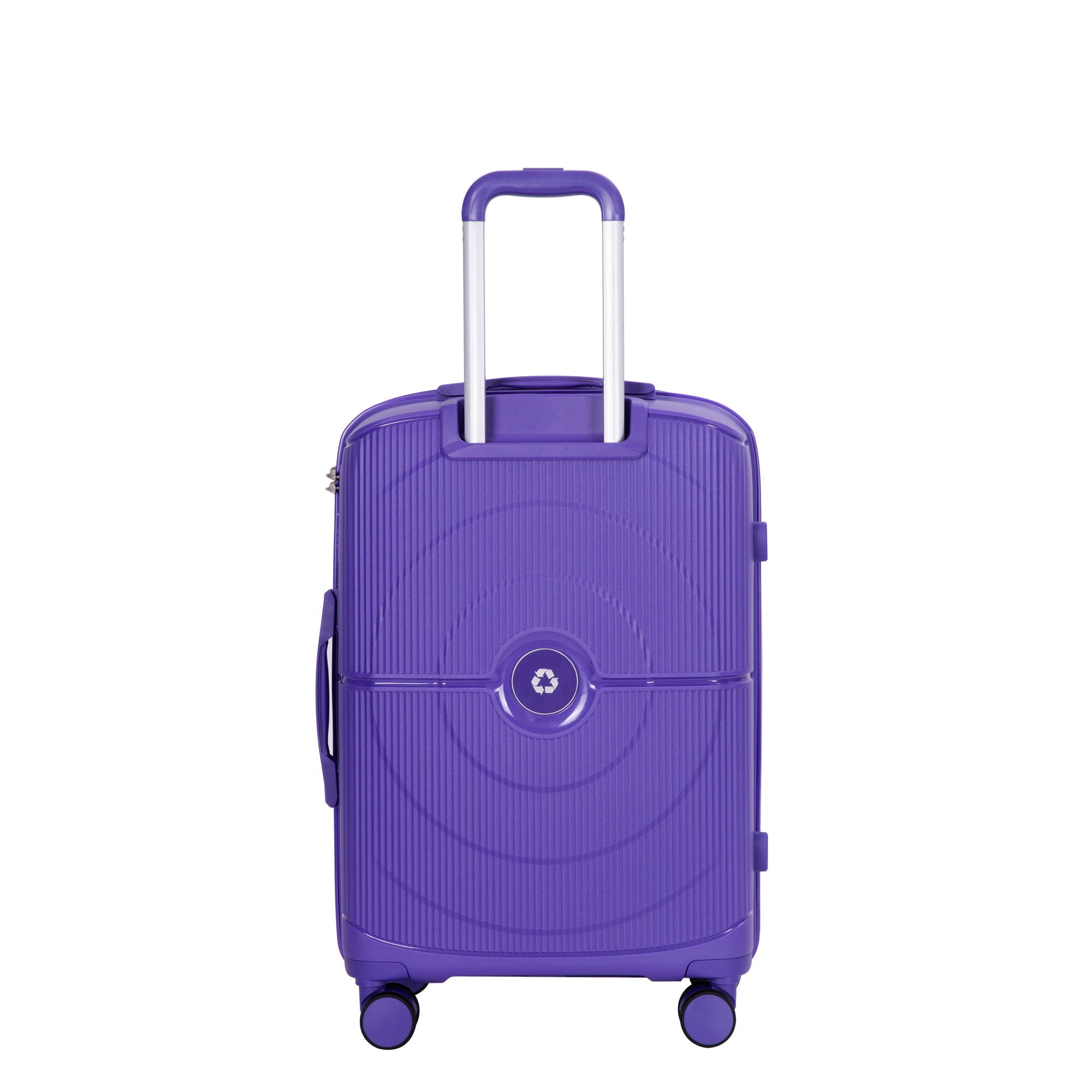 3 Piece Set Expandable Hardshell Suitcase Double Spinner Wheels