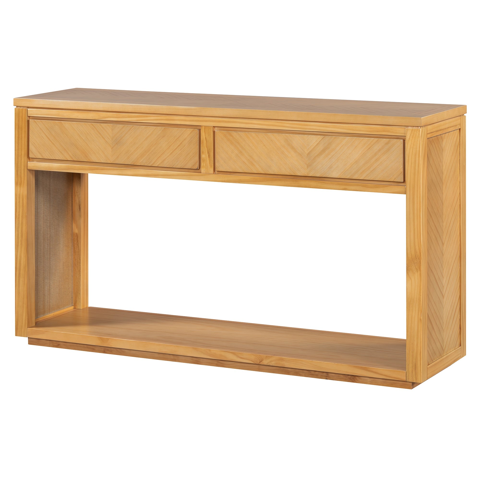 55' Console Table Natural