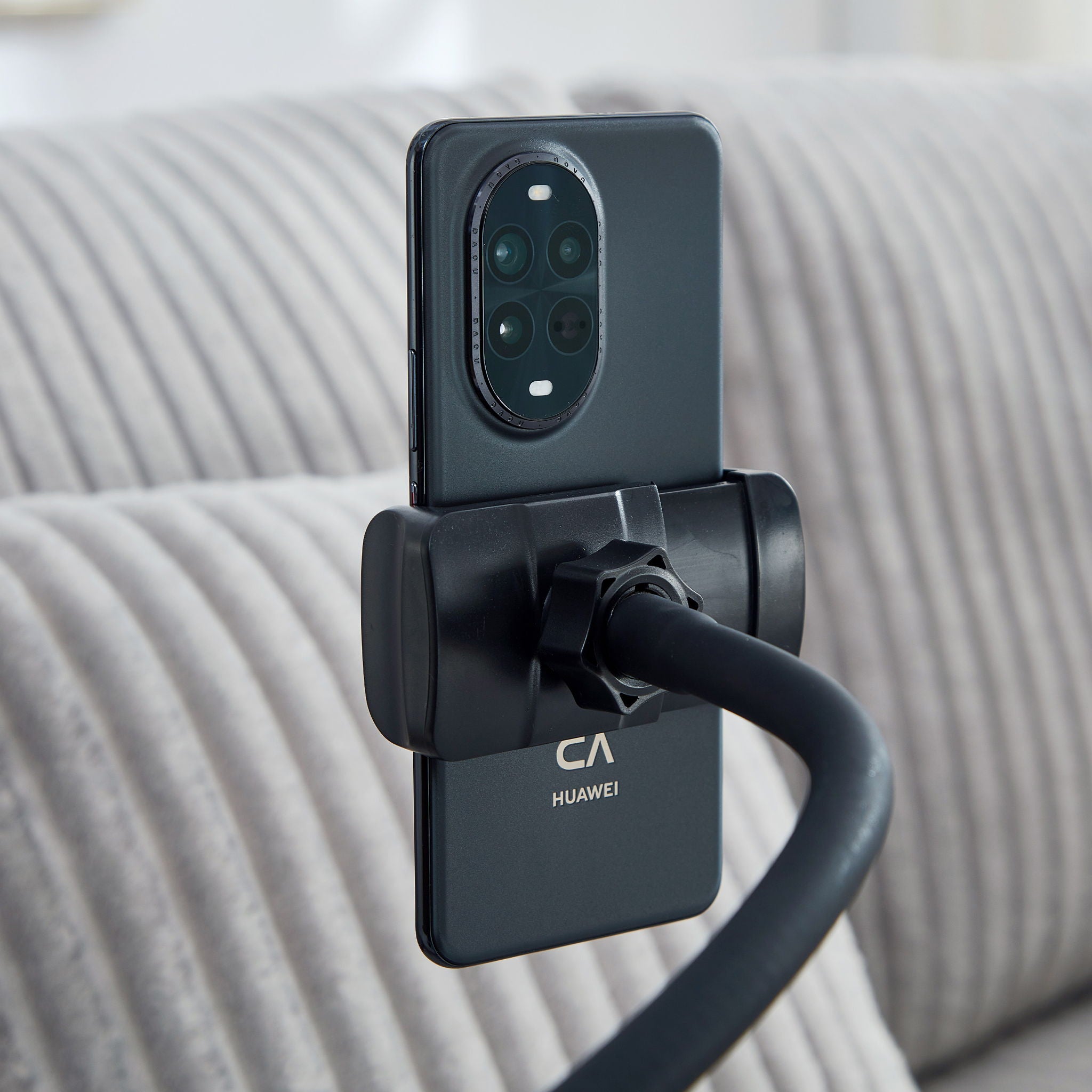 Modern Chaise Sofa With Adjustable Backrest, Cup Holders, Phone Holder & Storage Compartments For Living Room