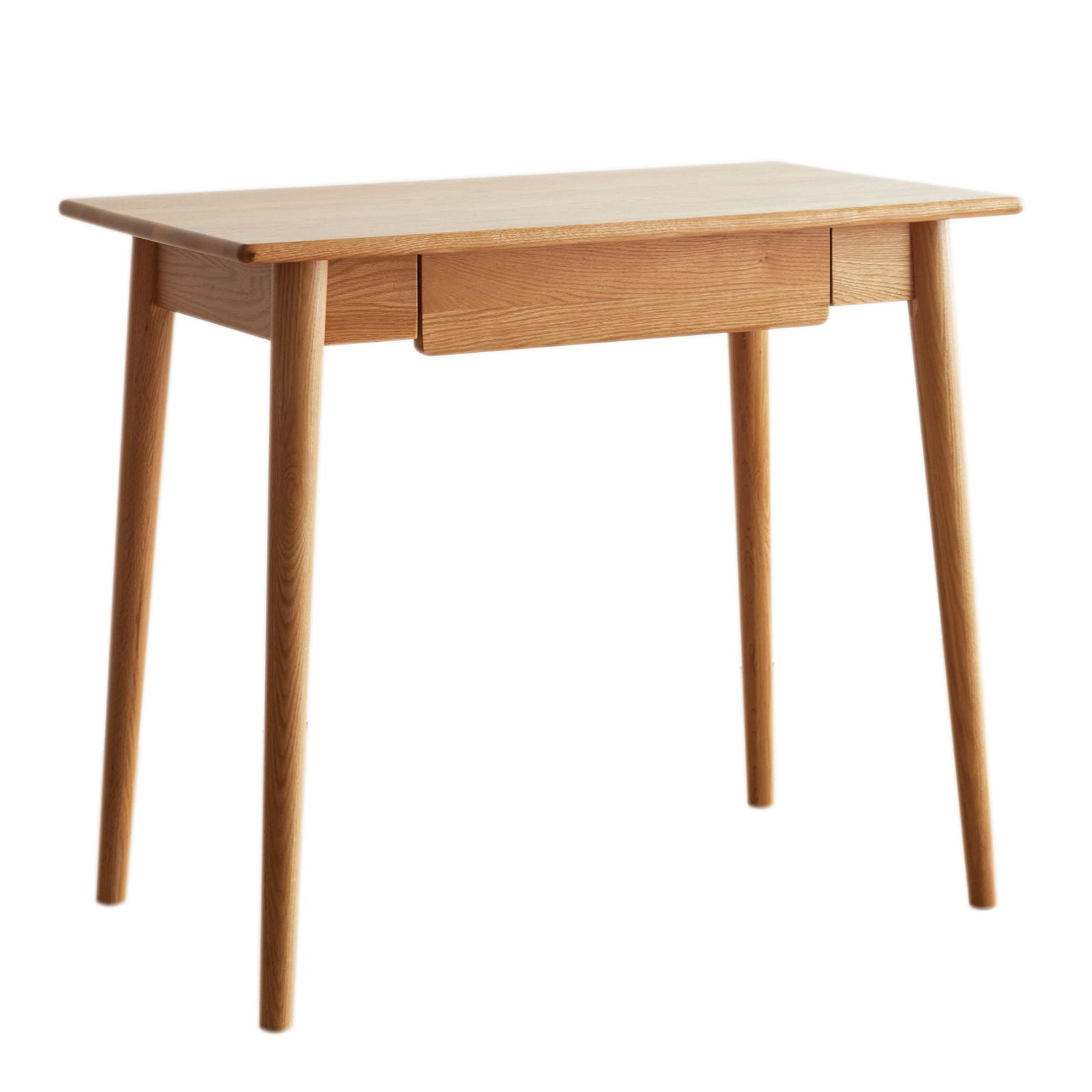 Computer Study, Work Desk Dressing Table Slim With Drawer - Oak Natural - Best Buy Furniture
