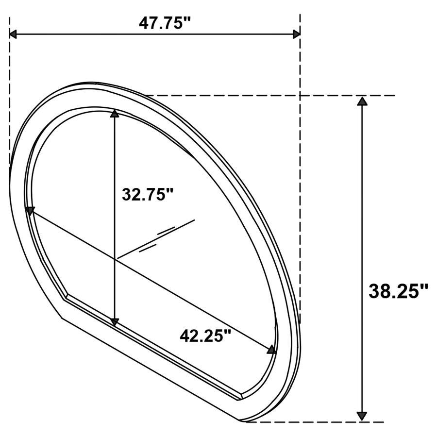 Granada - Dresser Mirror - Natural Pine - Best Buy Furniture