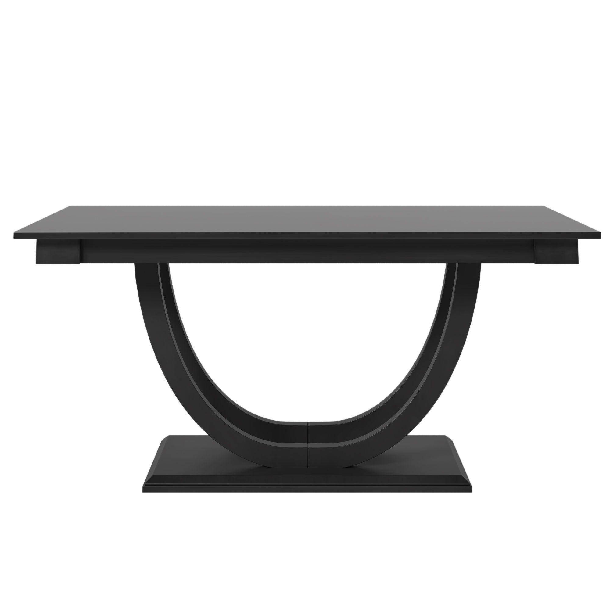 Topmax - 6 Piece Wood Half Round Dining Table Set Kitchen Table Set With Long Bench And 4 Dining Chairs, Modern Style - Best Buy Furniture