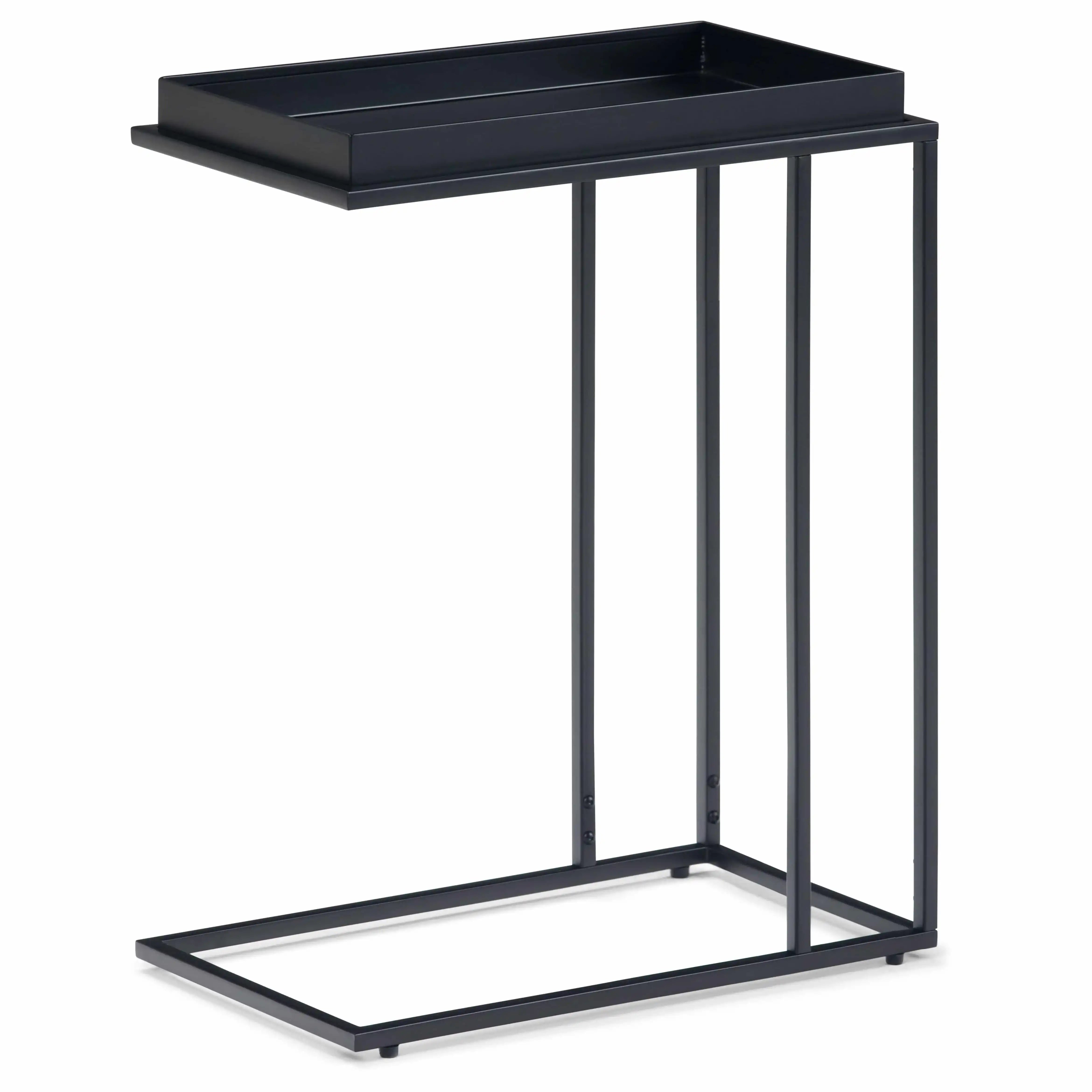 Garner - Tray Top C Side Table - Black - Best Buy Furniture