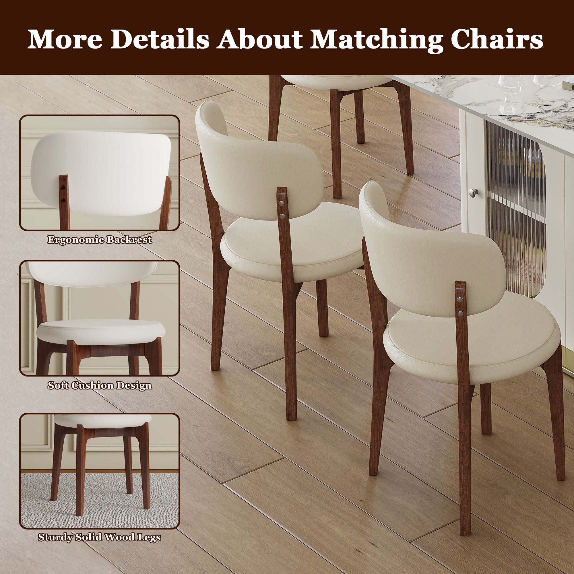 Dining Table Set With Storage, Includes Chairs For Kitchen