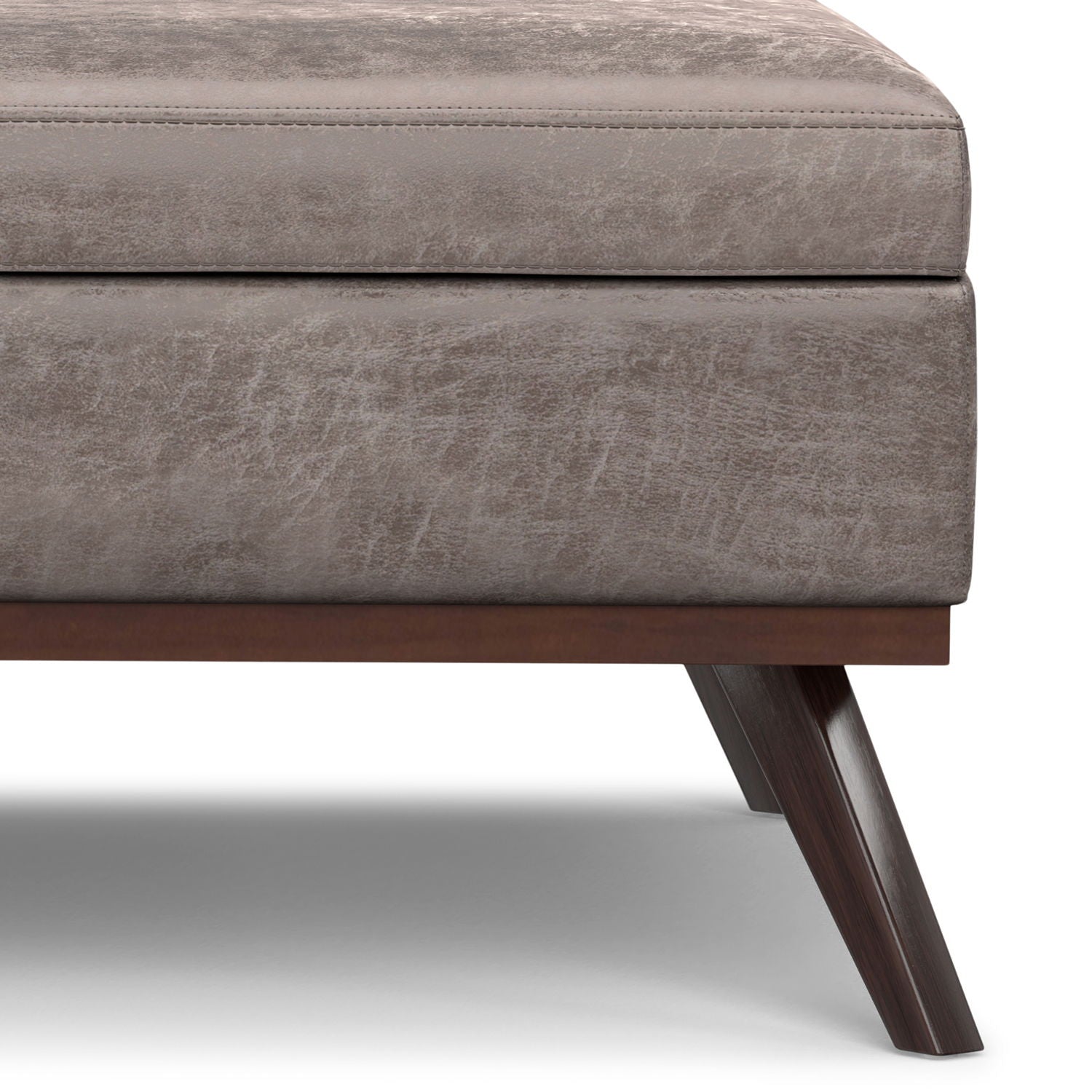 Owen - Multifunctional Square Coffee Table Storage Ottoman - Best Buy Furniture