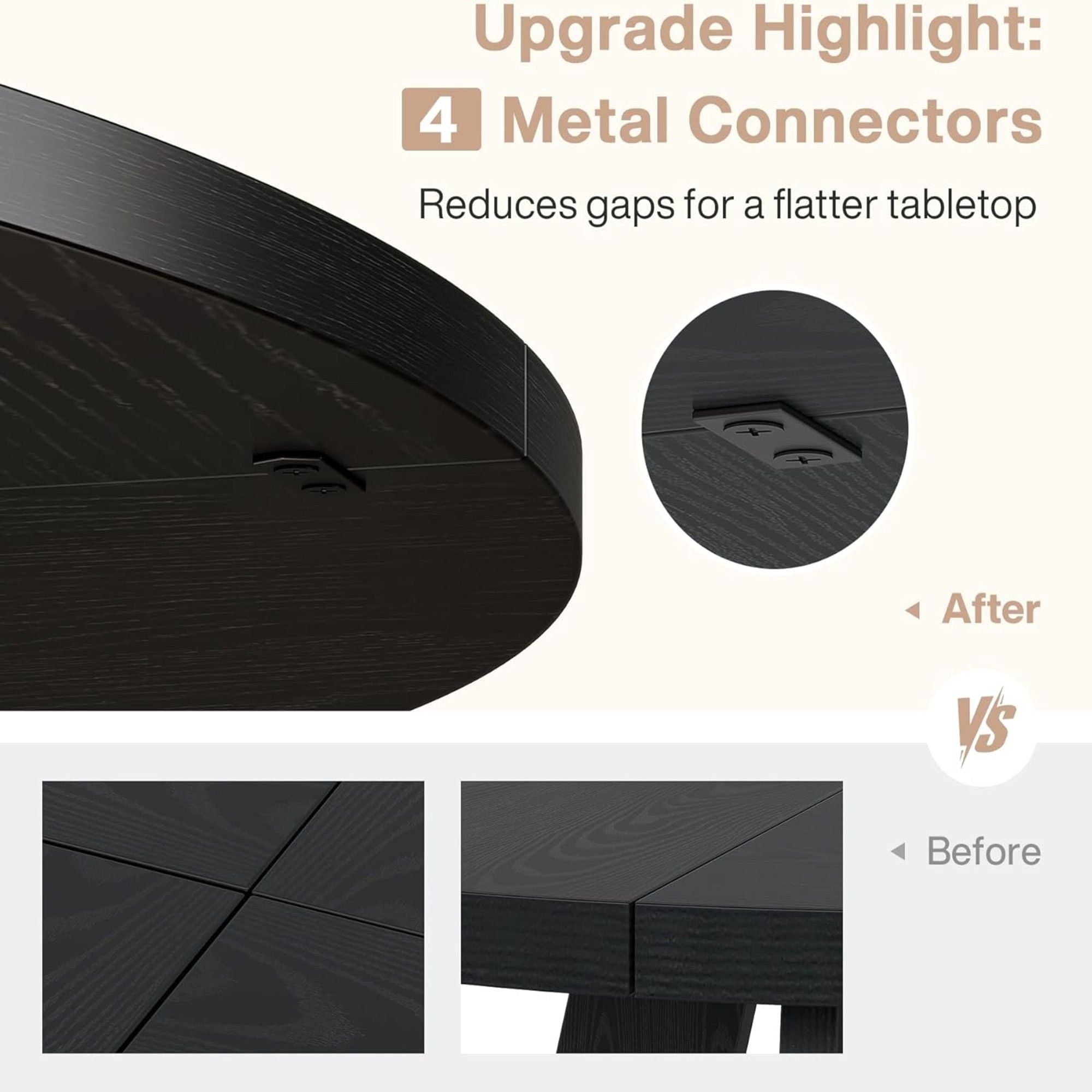 Round Dining Cross Base Kitchen Table