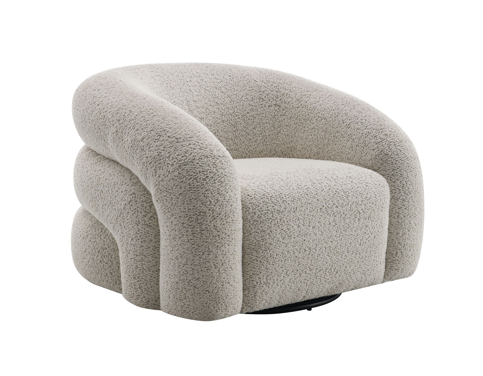 Irma - Chair With Swivel - Gray - Best Buy Furniture