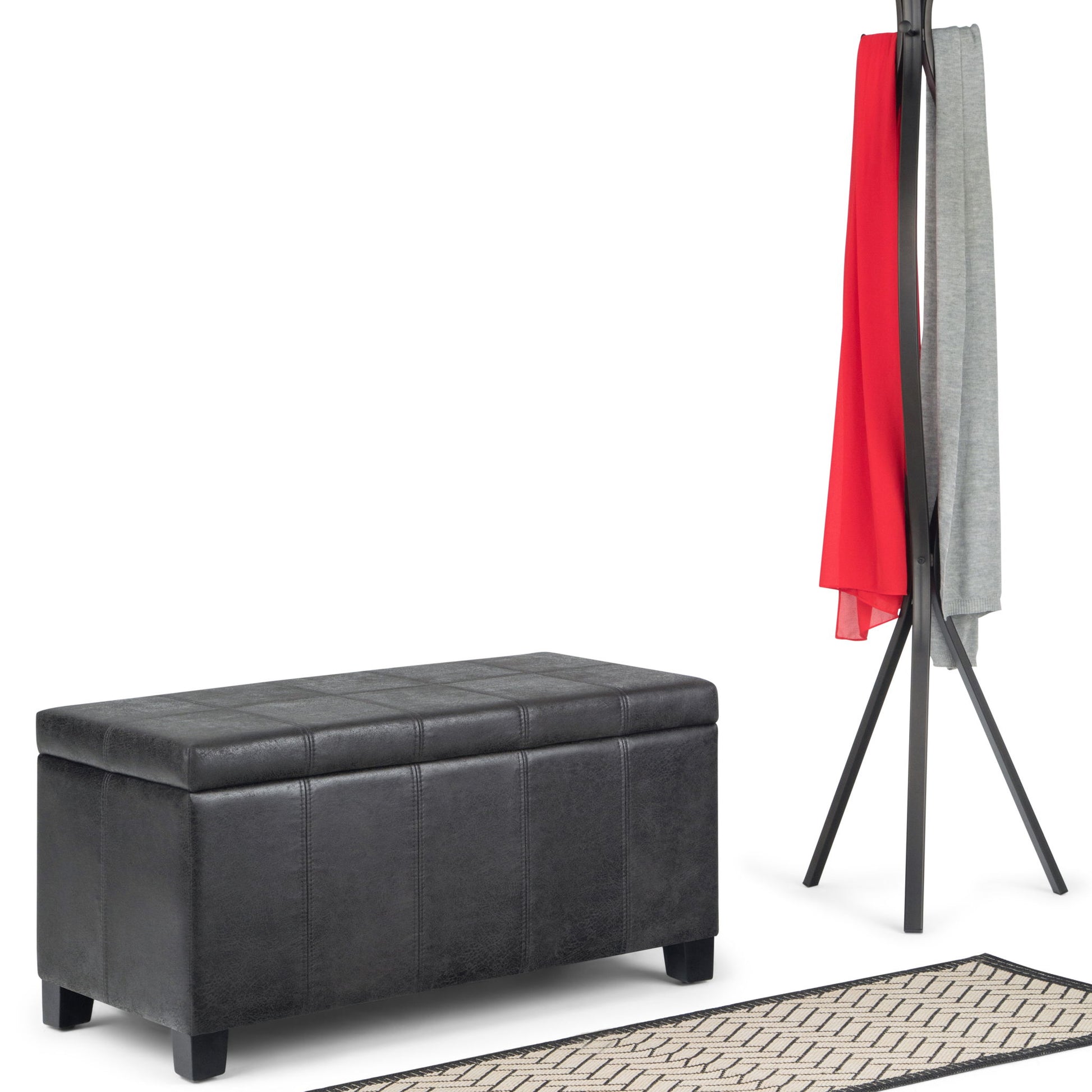 Dover - Multifunctional Storage Ottoman Bench - Best Buy Furniture