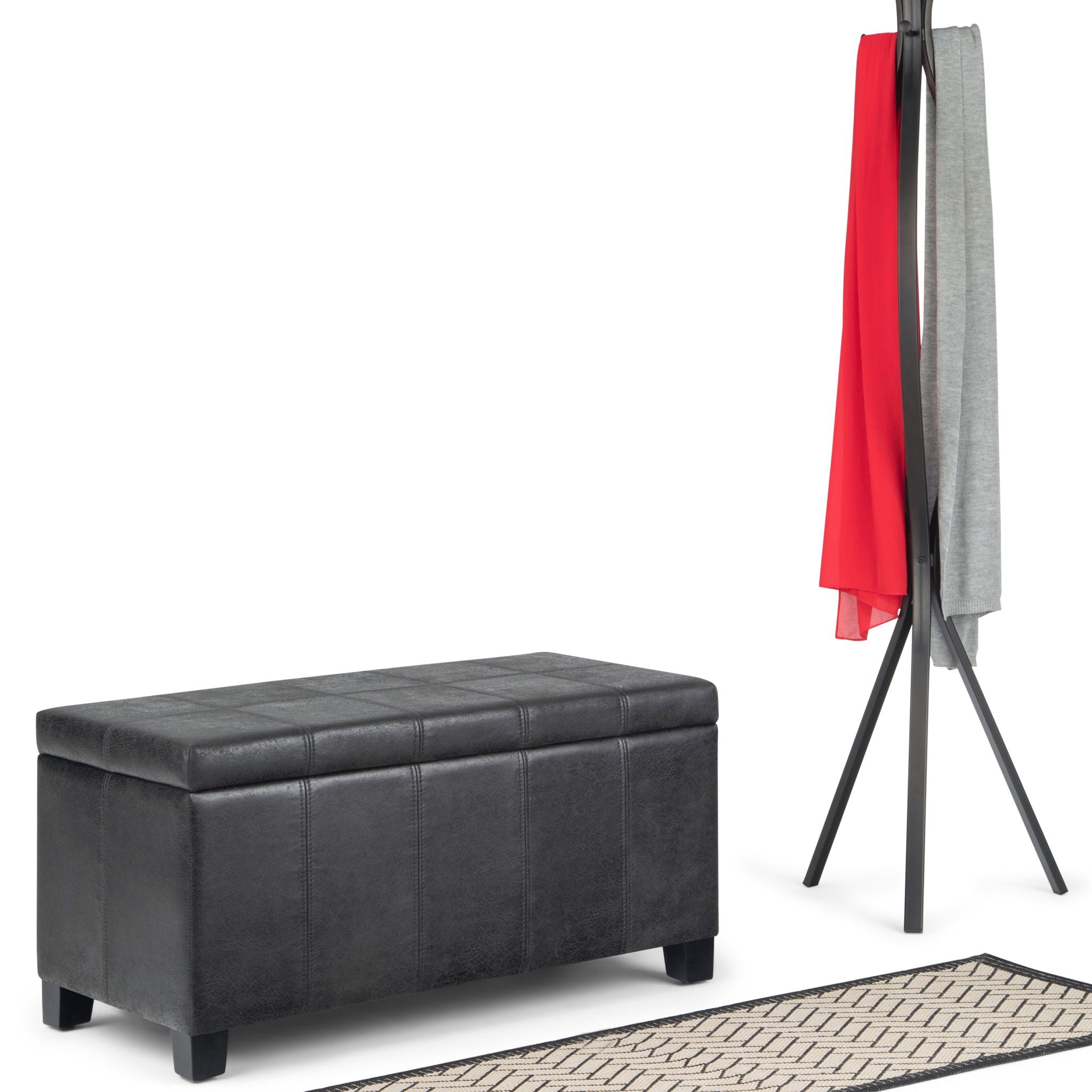 Dover - Multifunctional Storage Ottoman Bench - Best Buy Furniture