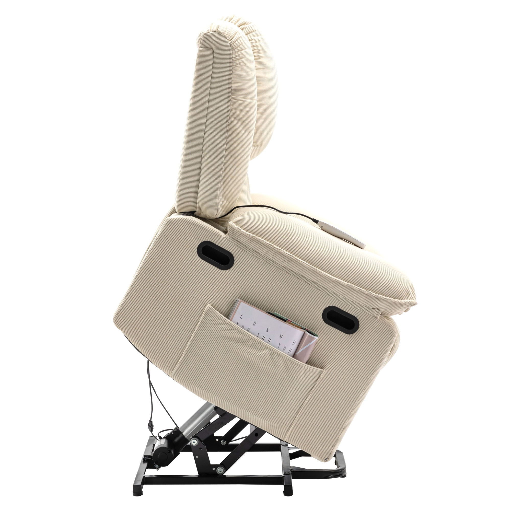 Massage Recliner Power Lift Chair With Adjustable Massage And Heating Function