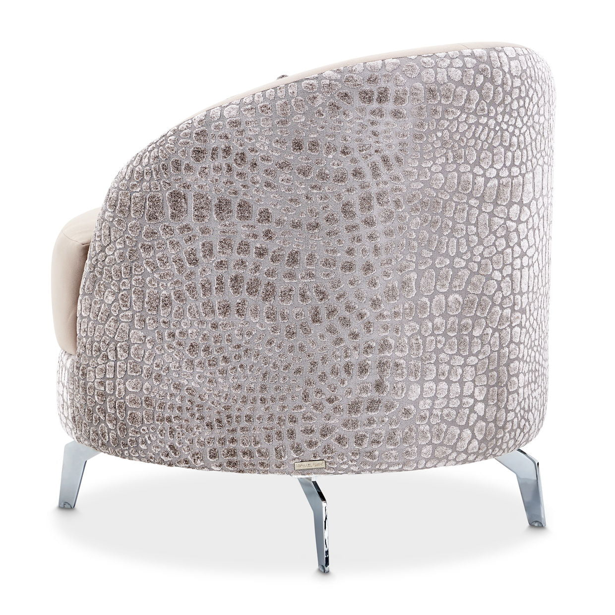 Dion - Accent Chair Chair - Stone/Silver