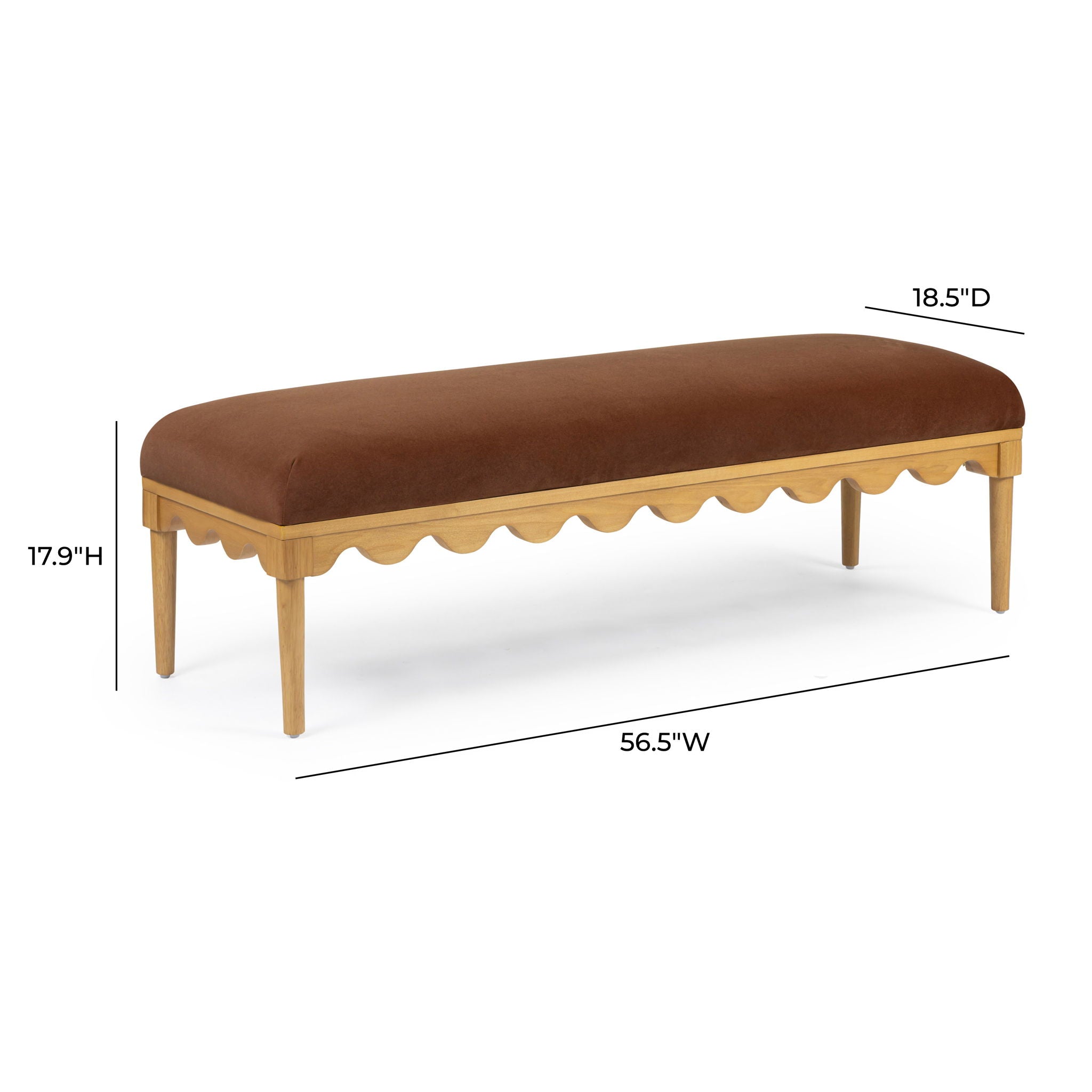 Oodle - Vegan Mohair Bench
