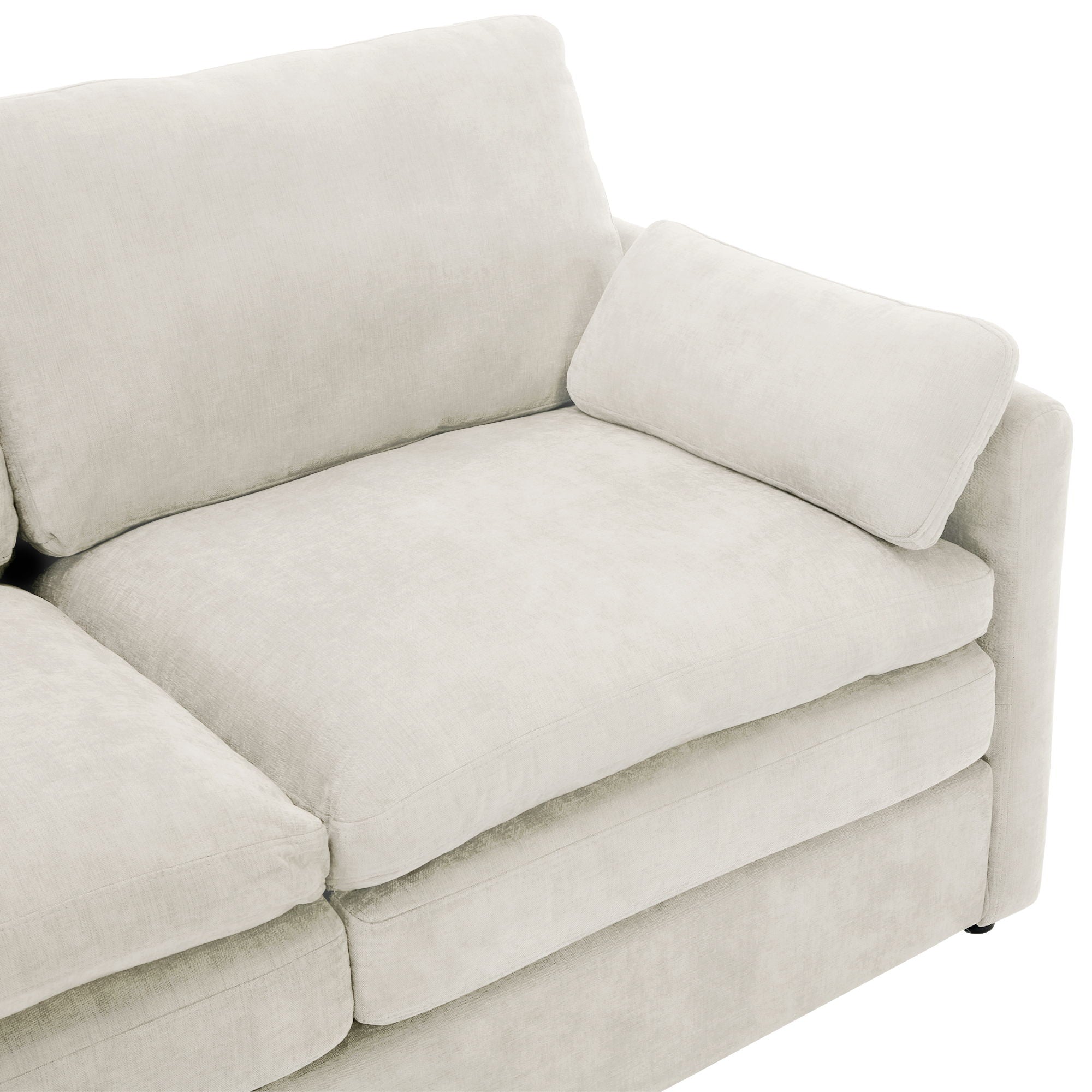 Cozy Upholstered Sofa Set For Living Room