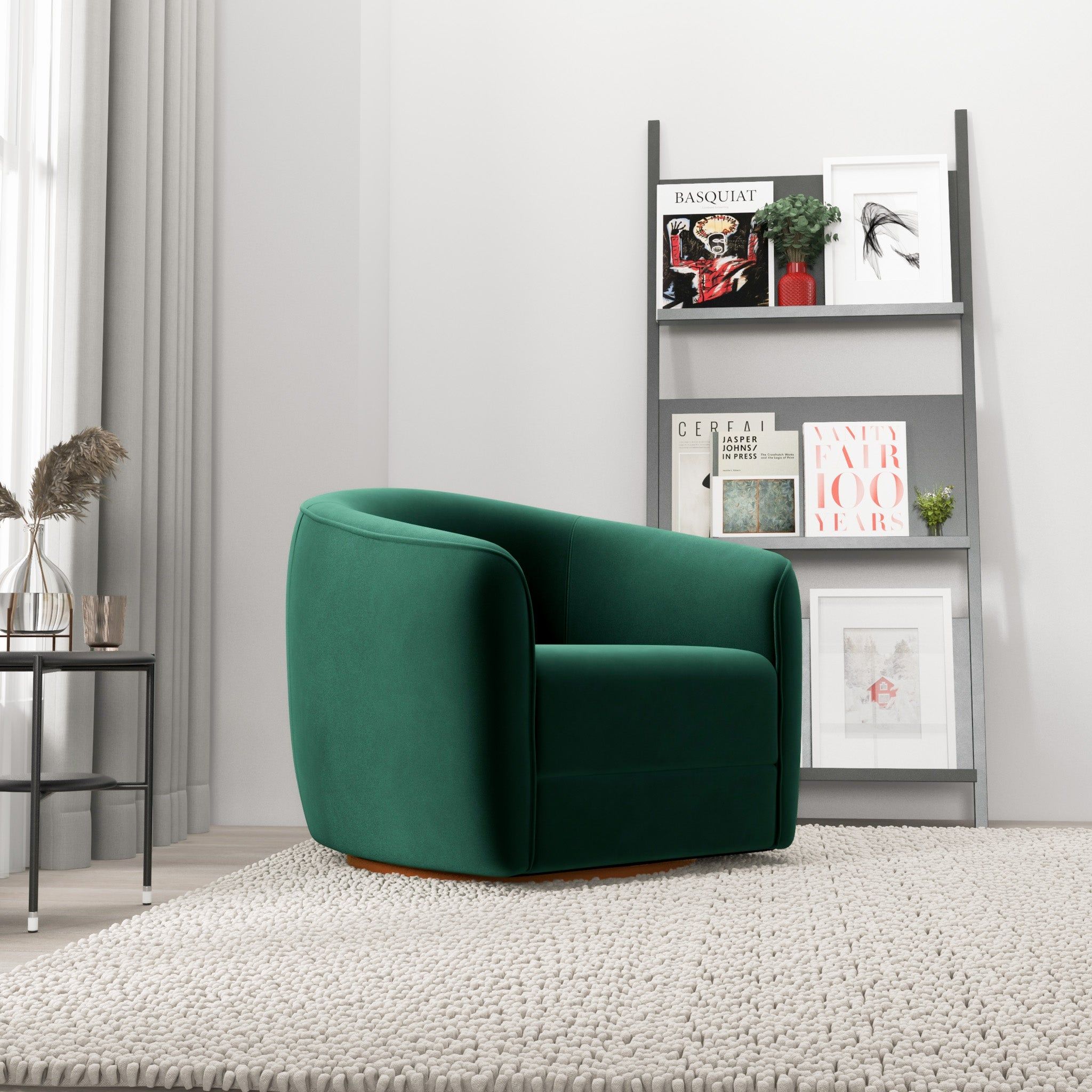 Elise - Mid-Century Modern Swivel Chair