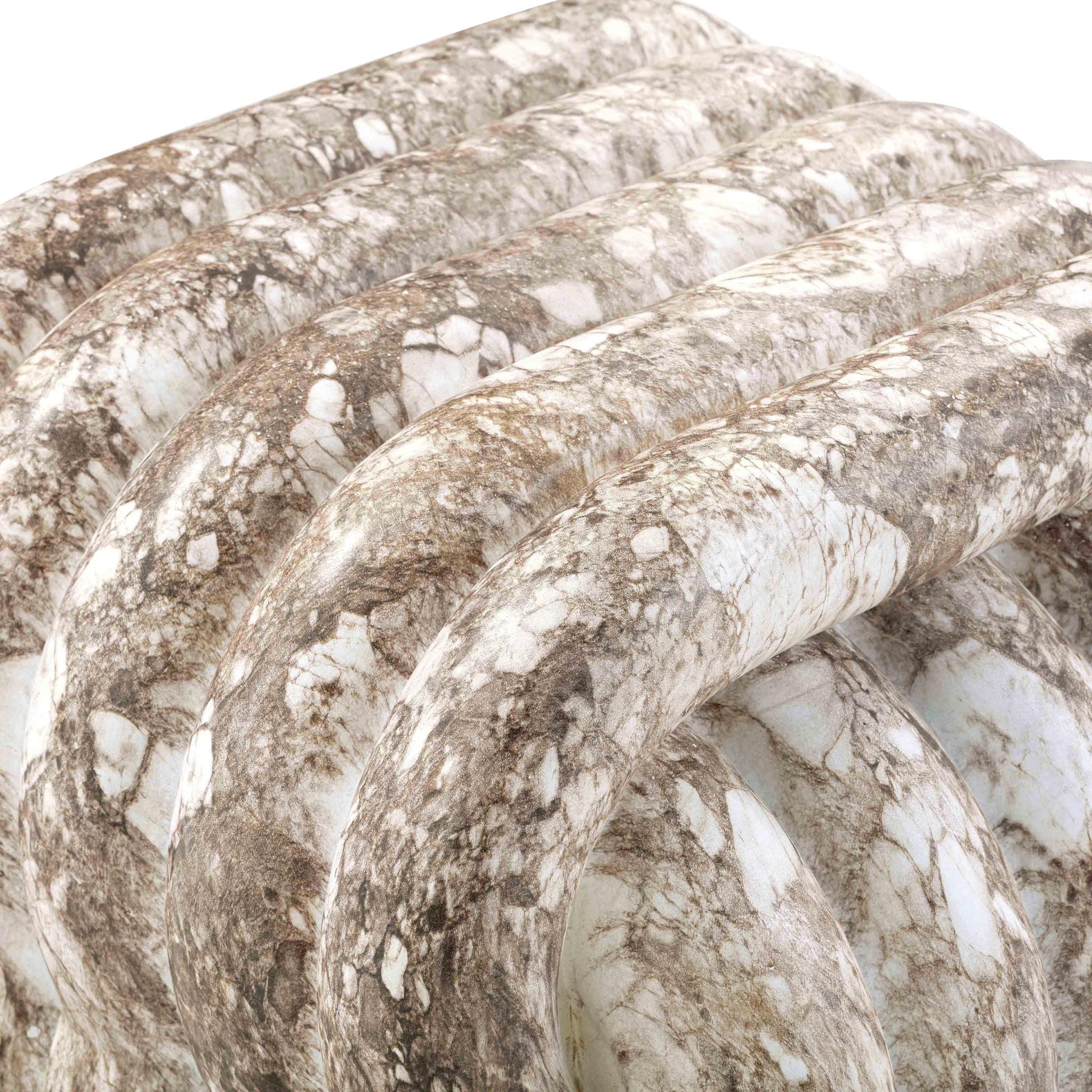 Love Knot - Faux Marble Indoor / Outdoor Accent Stool
