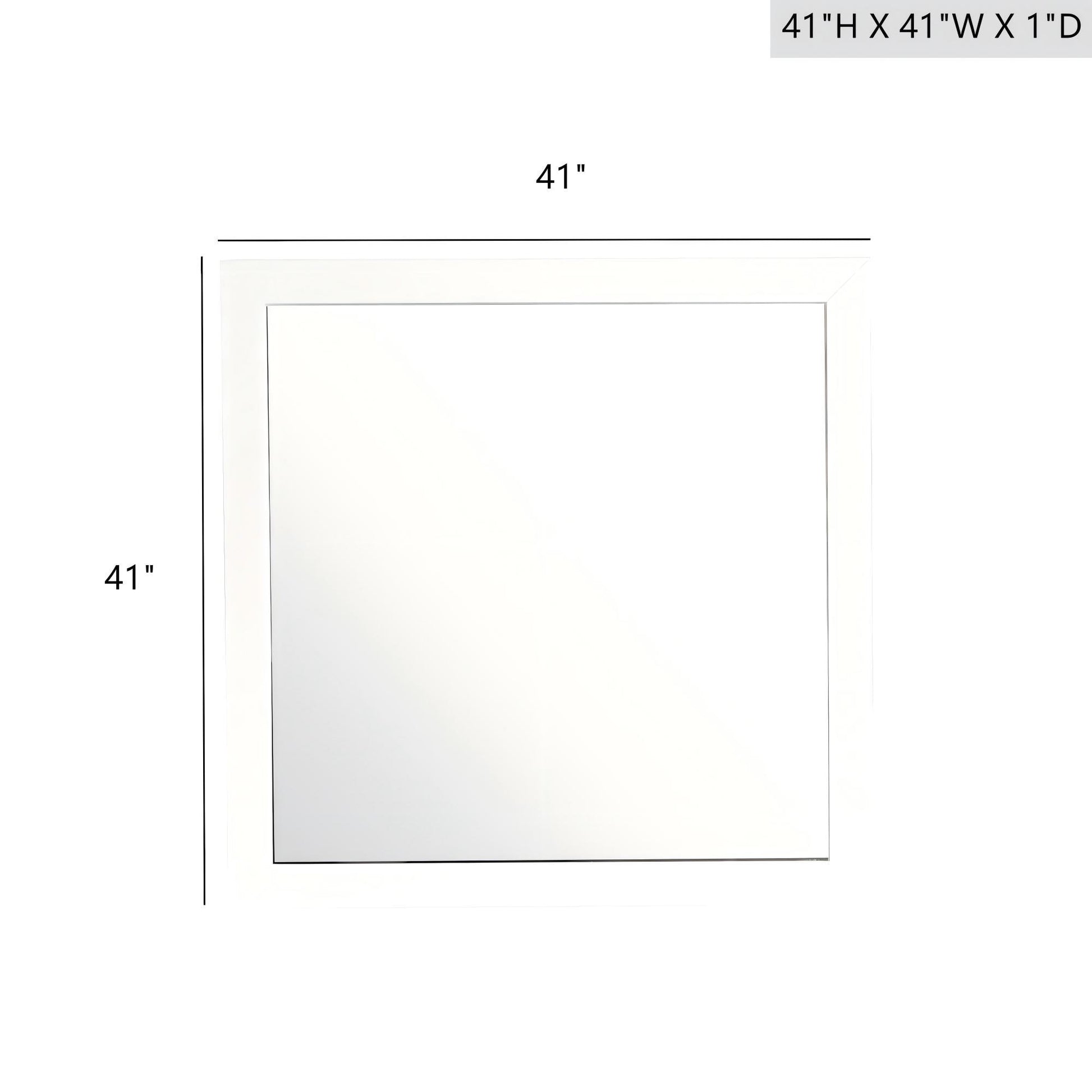 Modern Design Transitional Wall Mirror - Best Buy Furniture