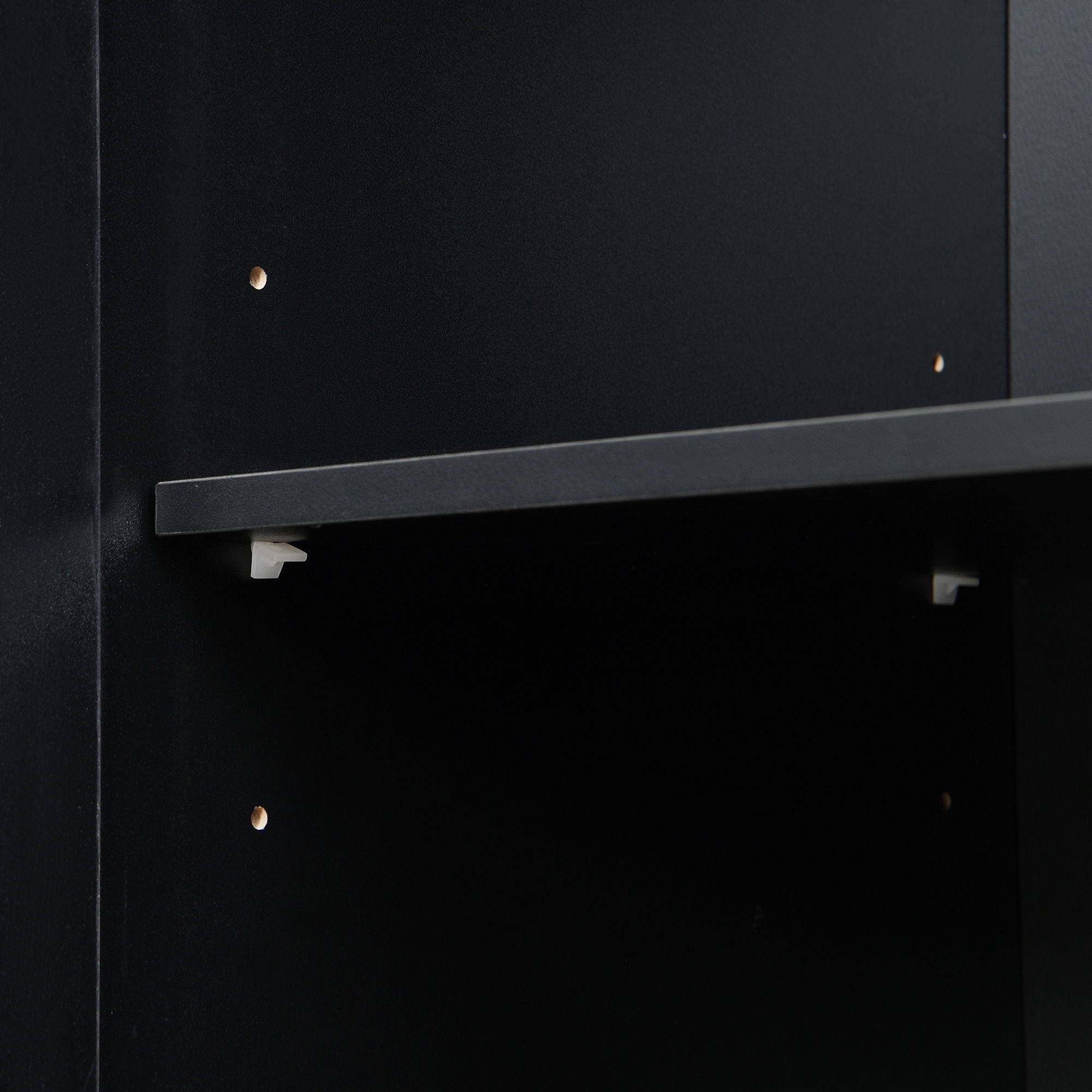 Tall Hall Tree With Shoe Storage, 4 In 1 Entryway Bench With 6 Cabinets, 4 Coat Hooks & Adjustable Shelf For Hallway - Black