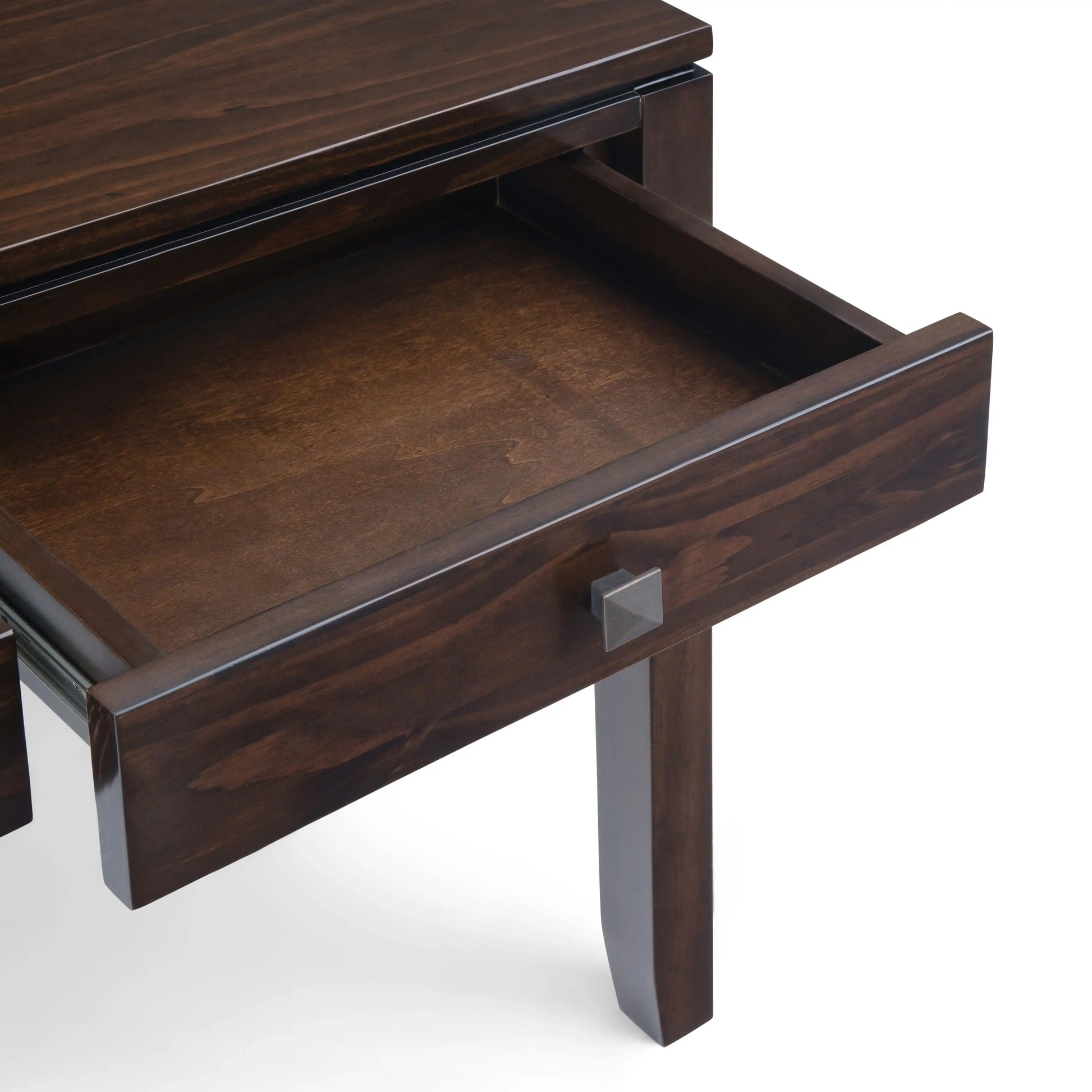 Cosmopolitan - Wide Console Sofa Table - Mahogany Brown - Best Buy Furniture