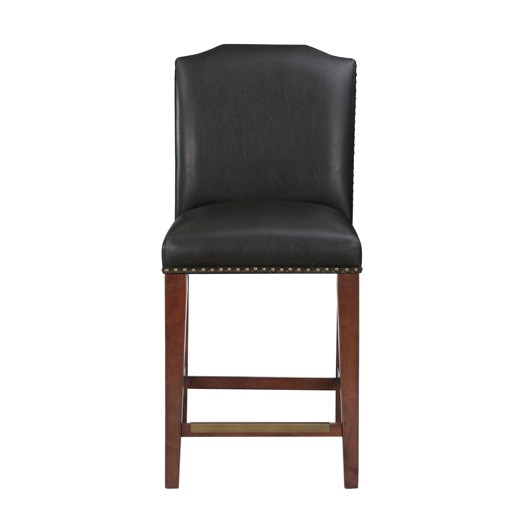 Blaire - Stationary Counter Stool With Nail Heads
