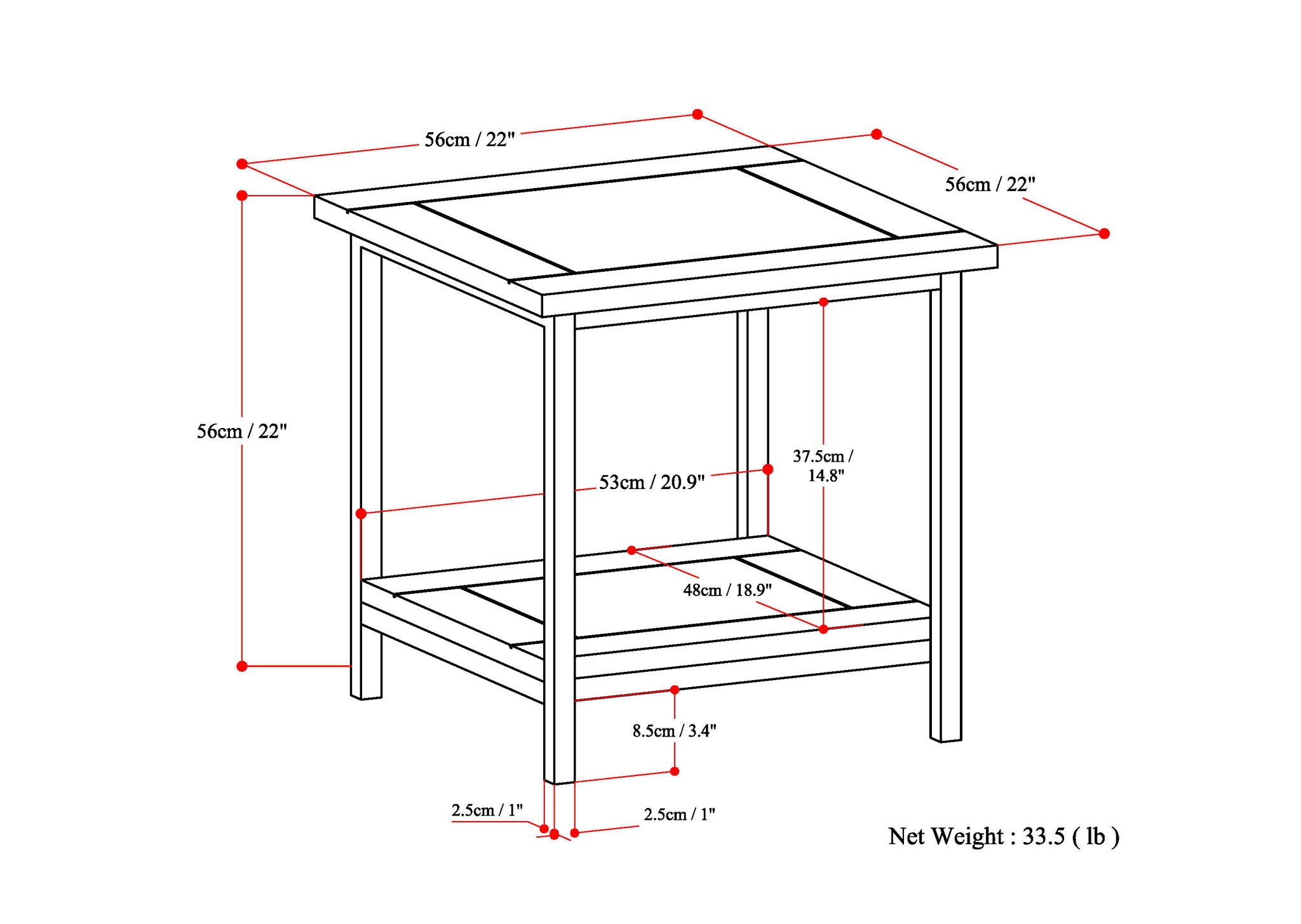 Skyler - Handcrafted Multipurpose Table