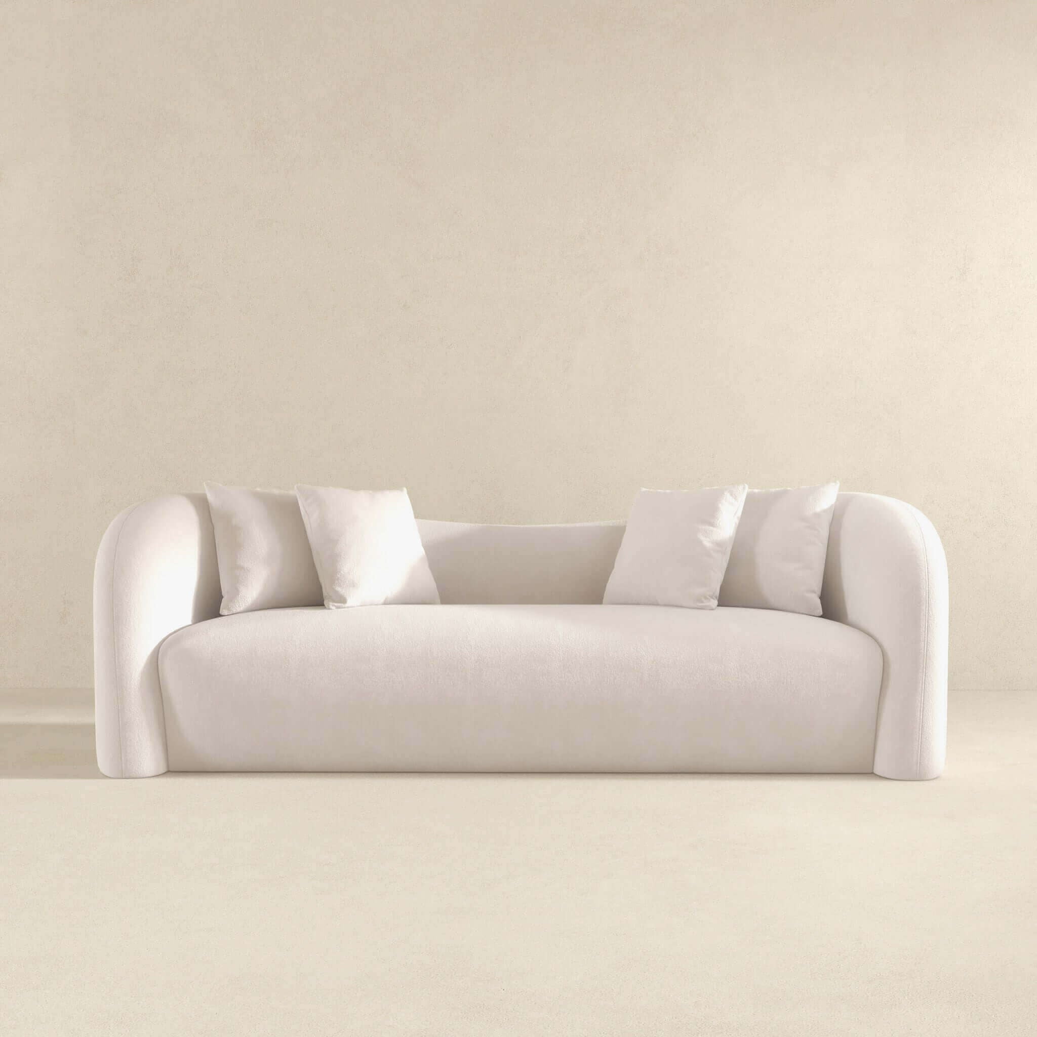Mason - Mid Century Modern Luxury Tight Back Curvy Couch