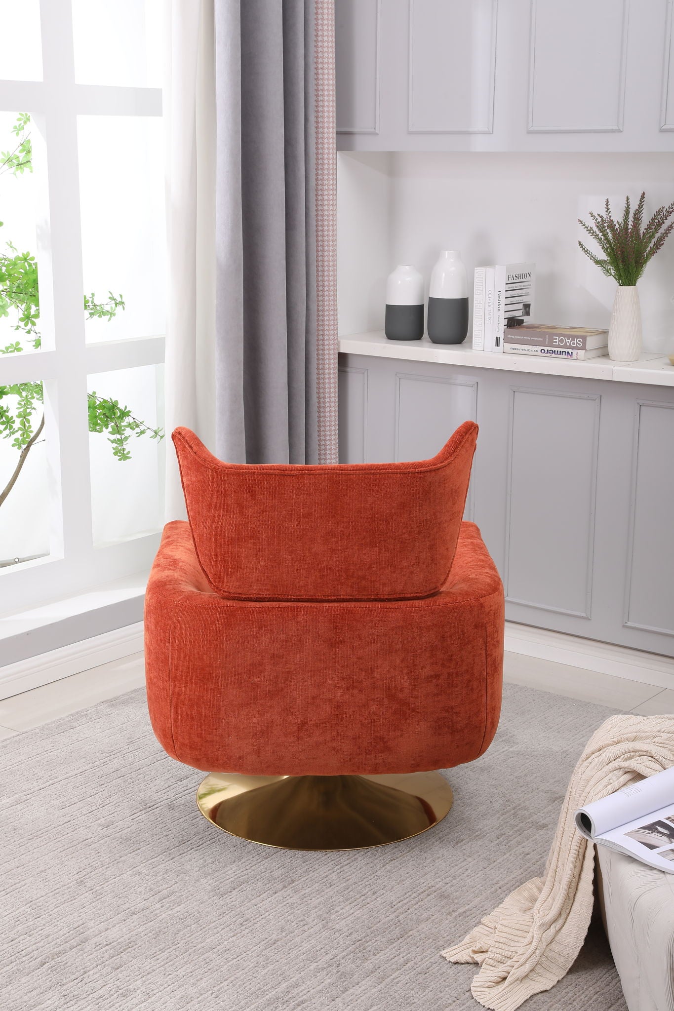 Classic Mid-Century 360 Degree Swivel Accent Chair