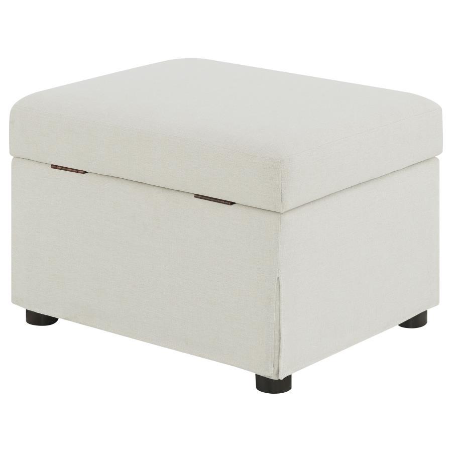 Winter - Upholstered Hydraulic Lift Top Storage Ottoman - Best Buy Furniture