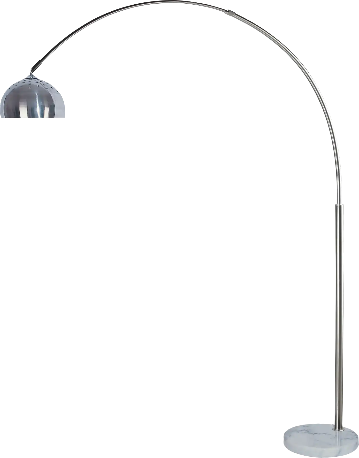 81'H STEEL MODERN ARCH FLOOR LAMP