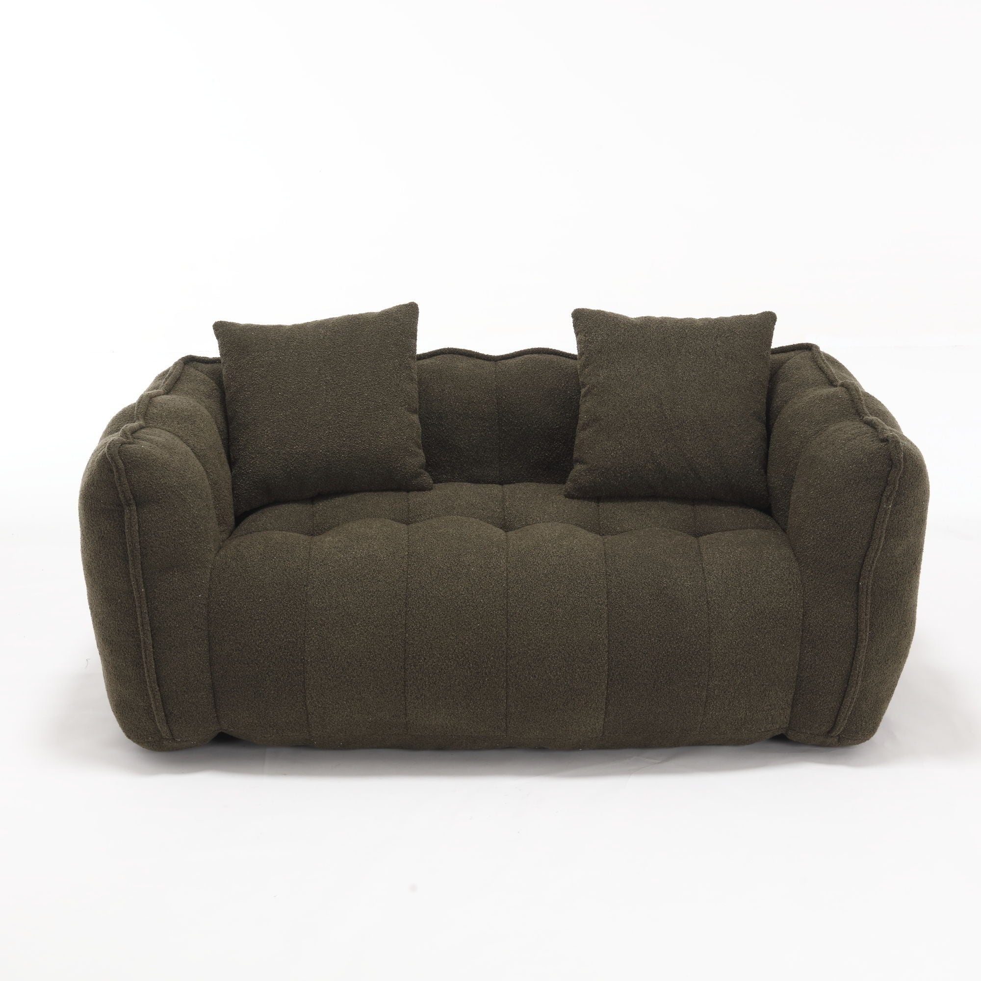 Cozy Beanbag Chair With High Resilience Foam Core For 2