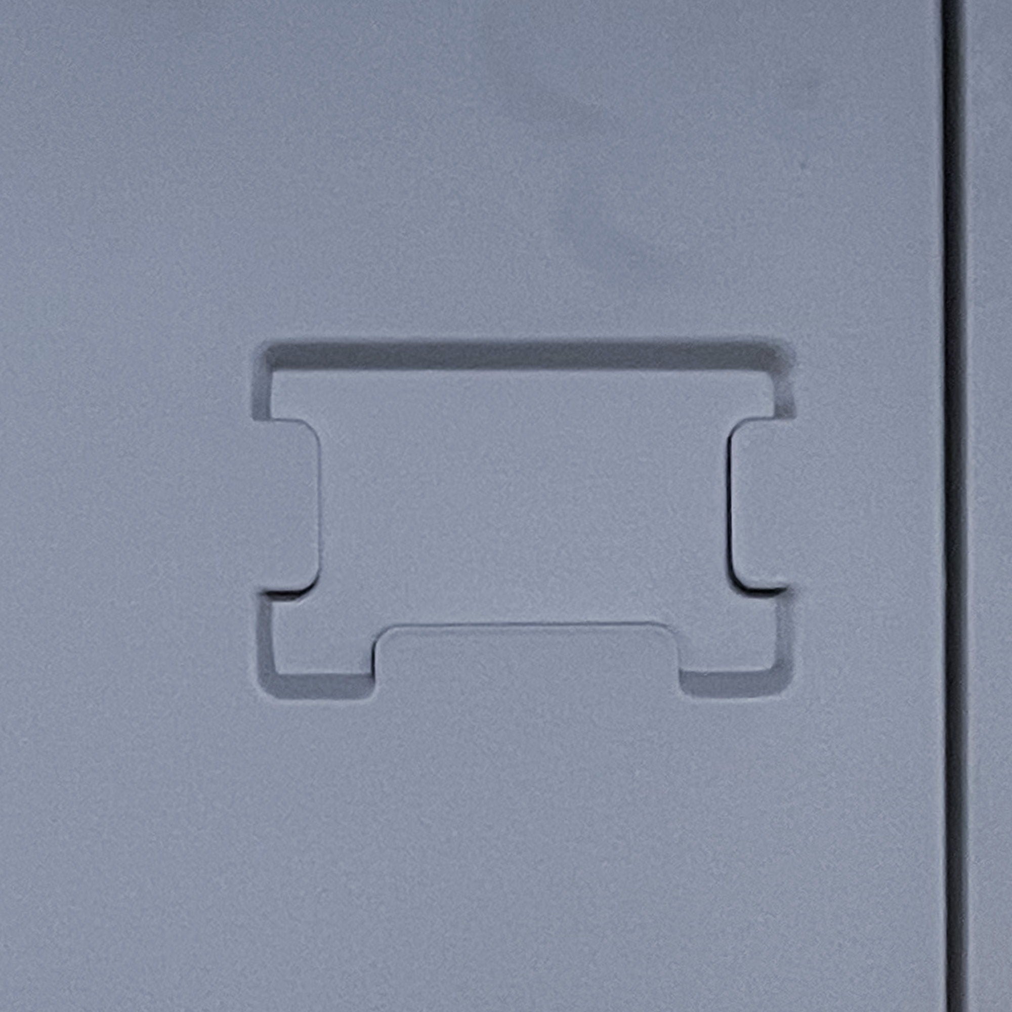 15 Door Lockers With Lock For Storage In Home, Gym, Office, And School - Gray