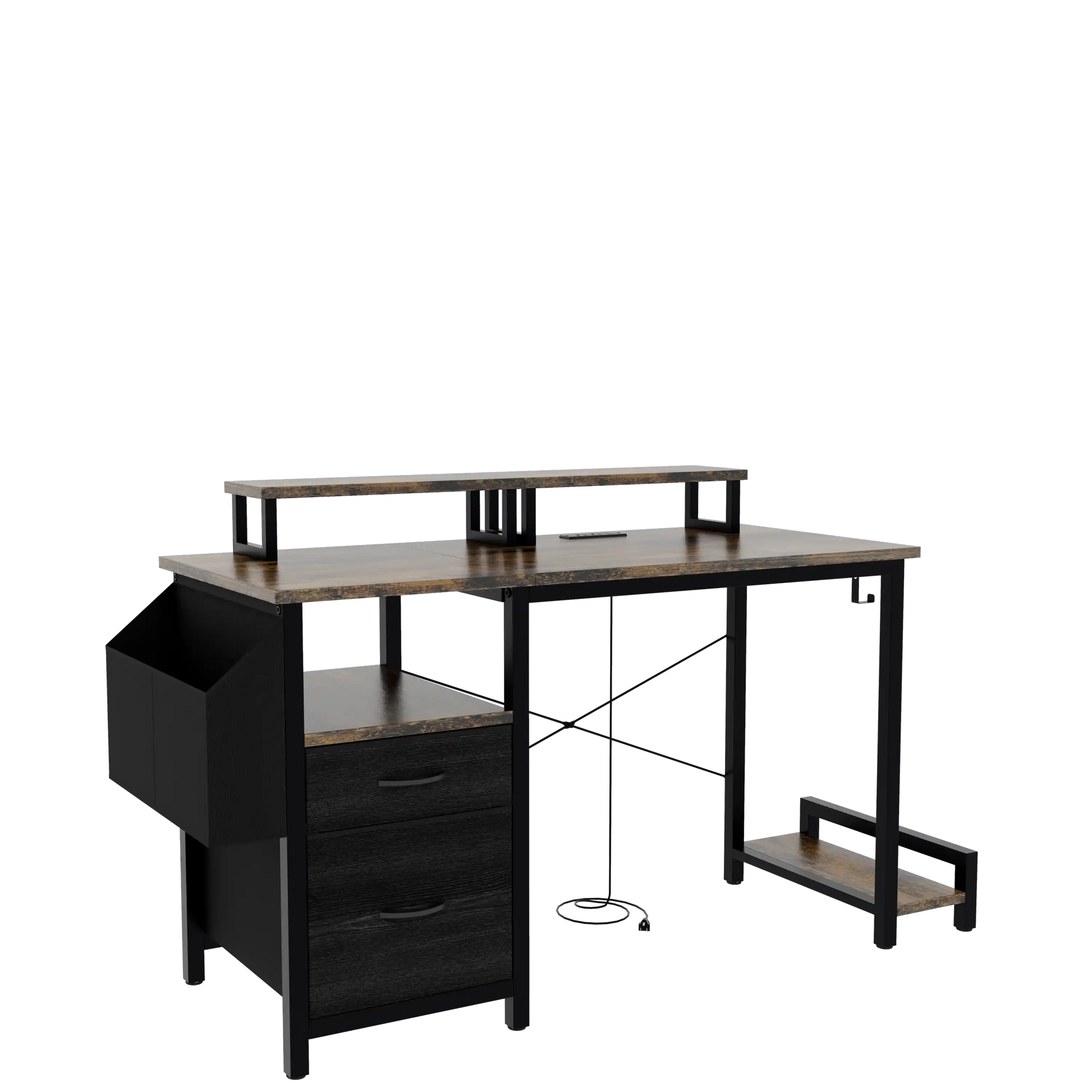 Jovie Computer Desk with Drawer and Power Outlets - Best Buy Furniture