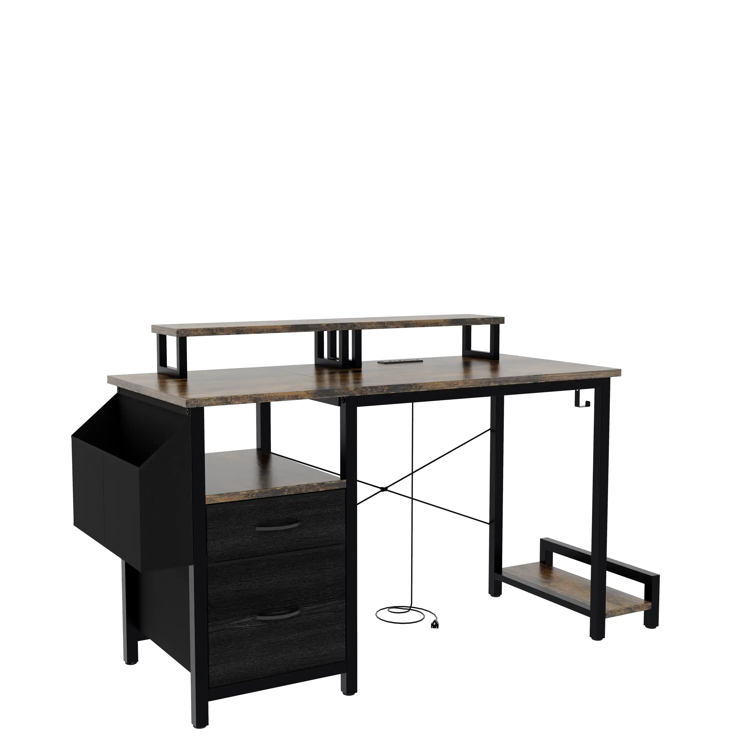 Jovie Computer Desk with Drawer and Power Outlets - Best Buy Furniture