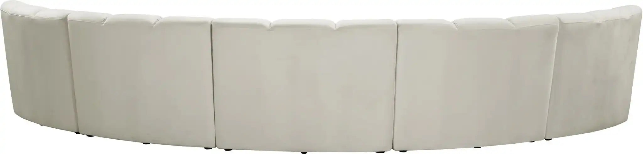 Infinity - 5 Piece Velvet Modular Sectional