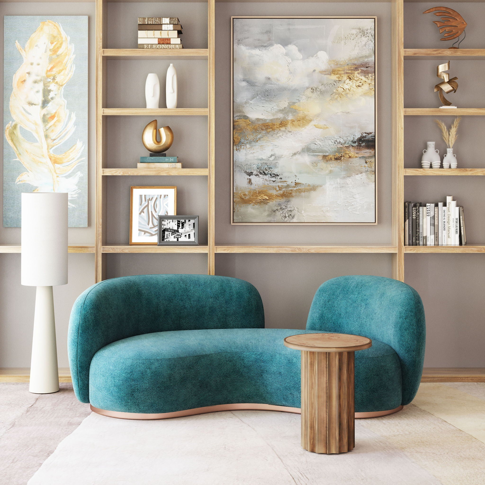 Afinato - Side Table - Brown