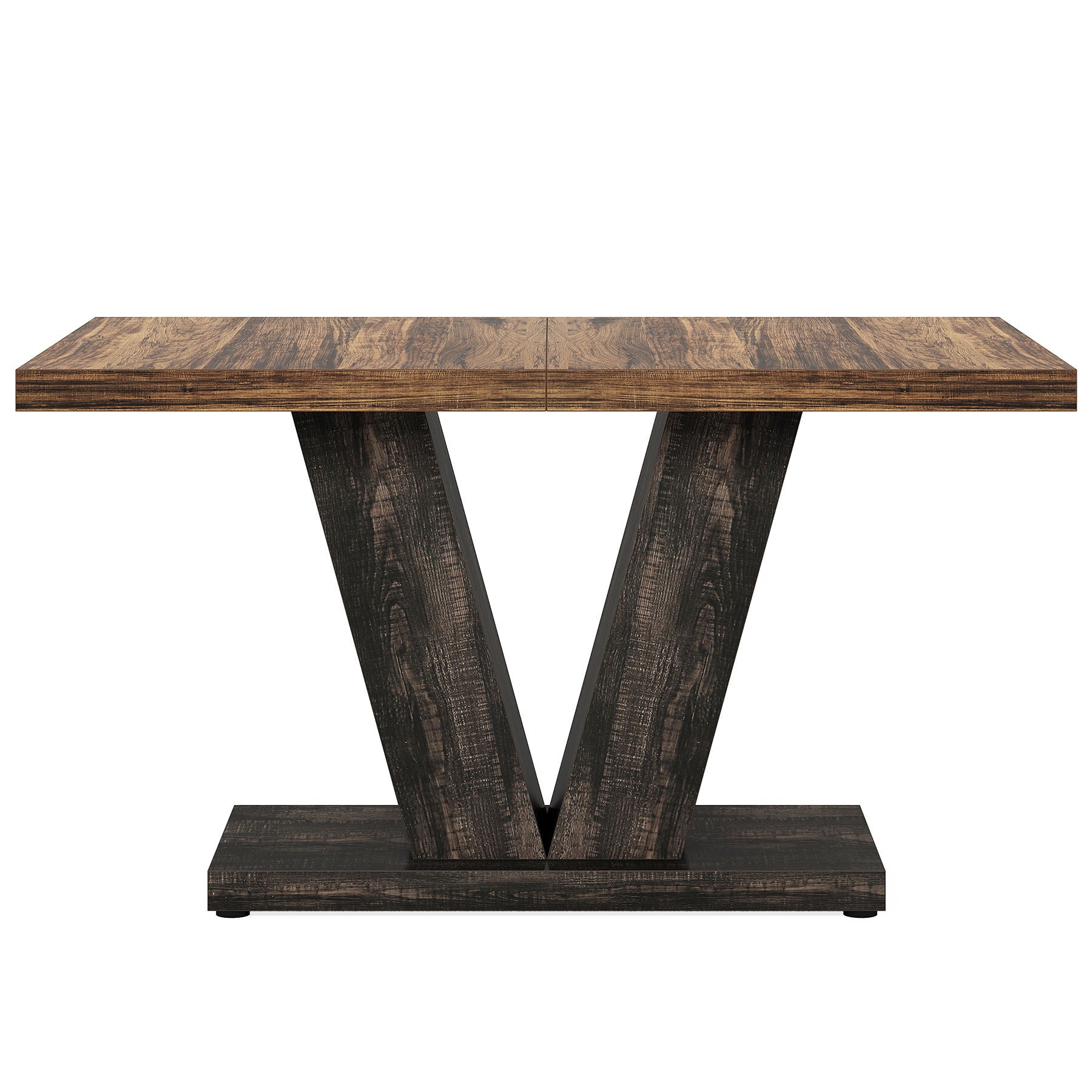 Dining Table With Pedestal Base For 4 - 6 People