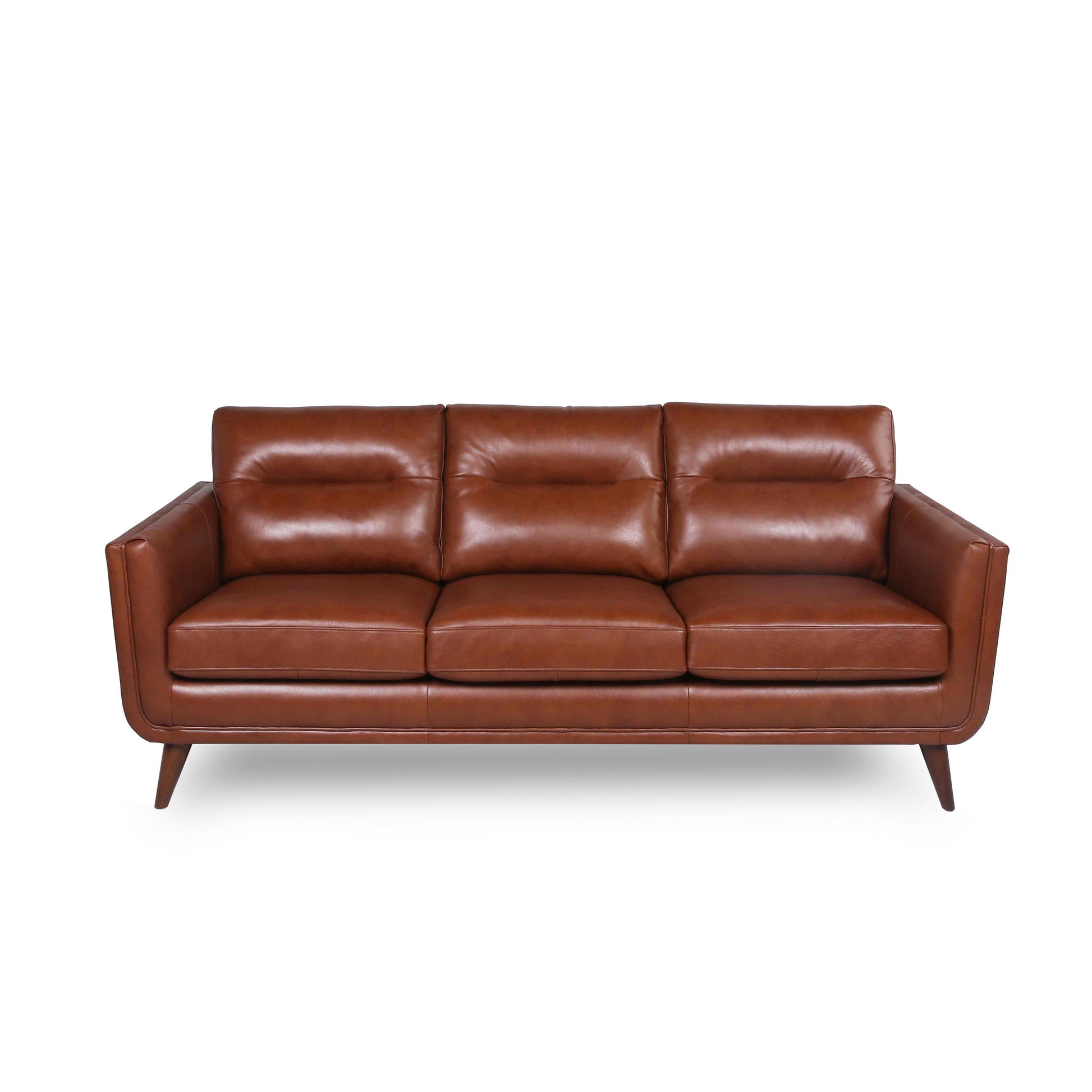 Mid-Century Leather Sofa - Best Buy Furniture