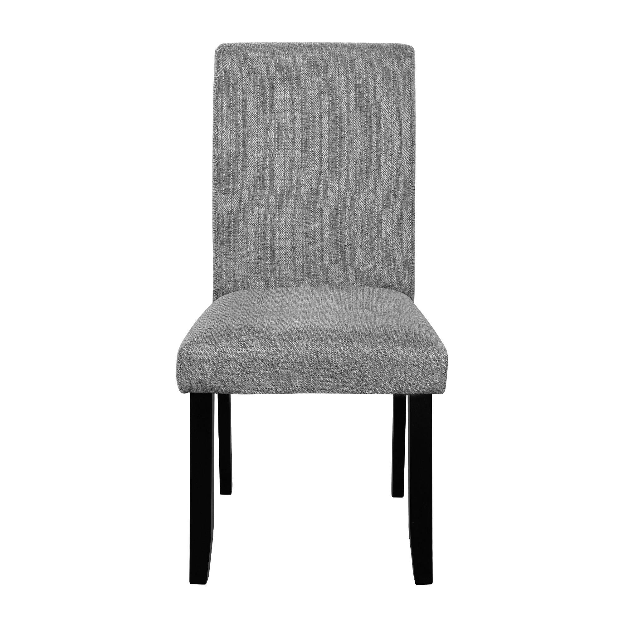 5 Piece Round Dining Table Set, Modern Table And 4 Upholstered Chairs For Dining Room