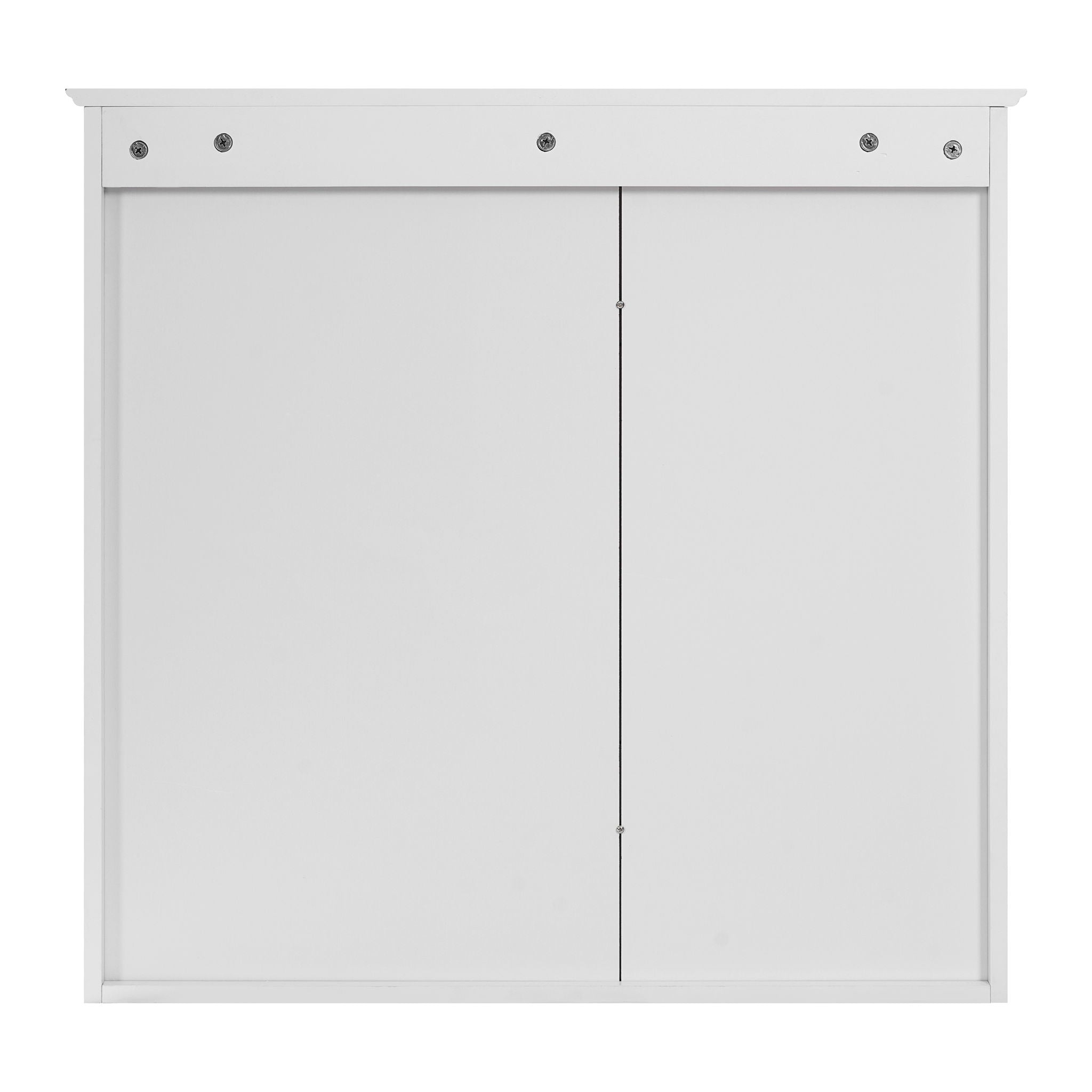 2 In 1 Wall-Mounted Mirror Cabinet With Adjustable Shelves, Soft-Close Doors, High-Definition Mirror & Storage