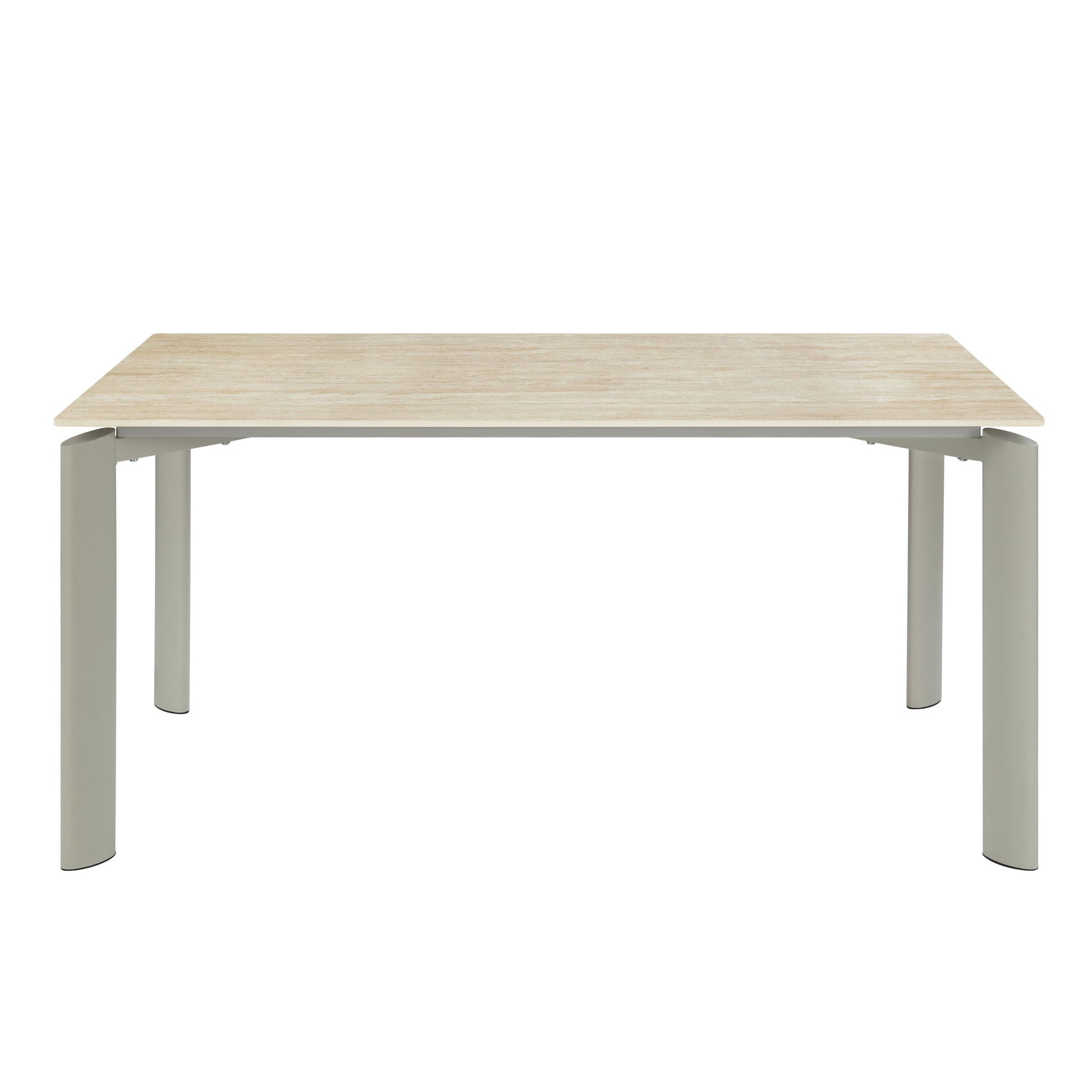 Ingram - Ceramic Top Dining Table - Light Gray - Best Buy Furniture
