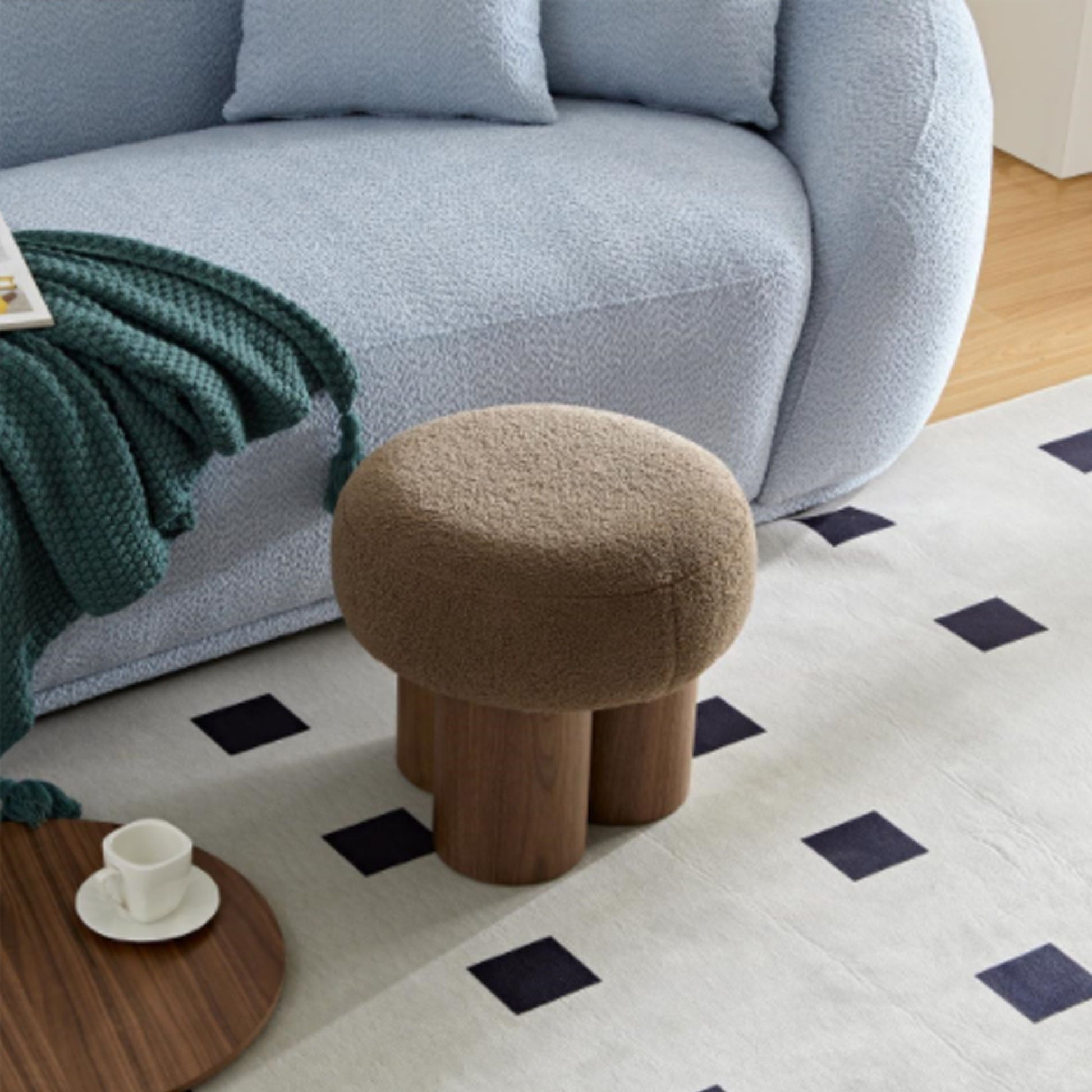 Versatile Mushroom Stool With Cushion - Best Buy Furniture