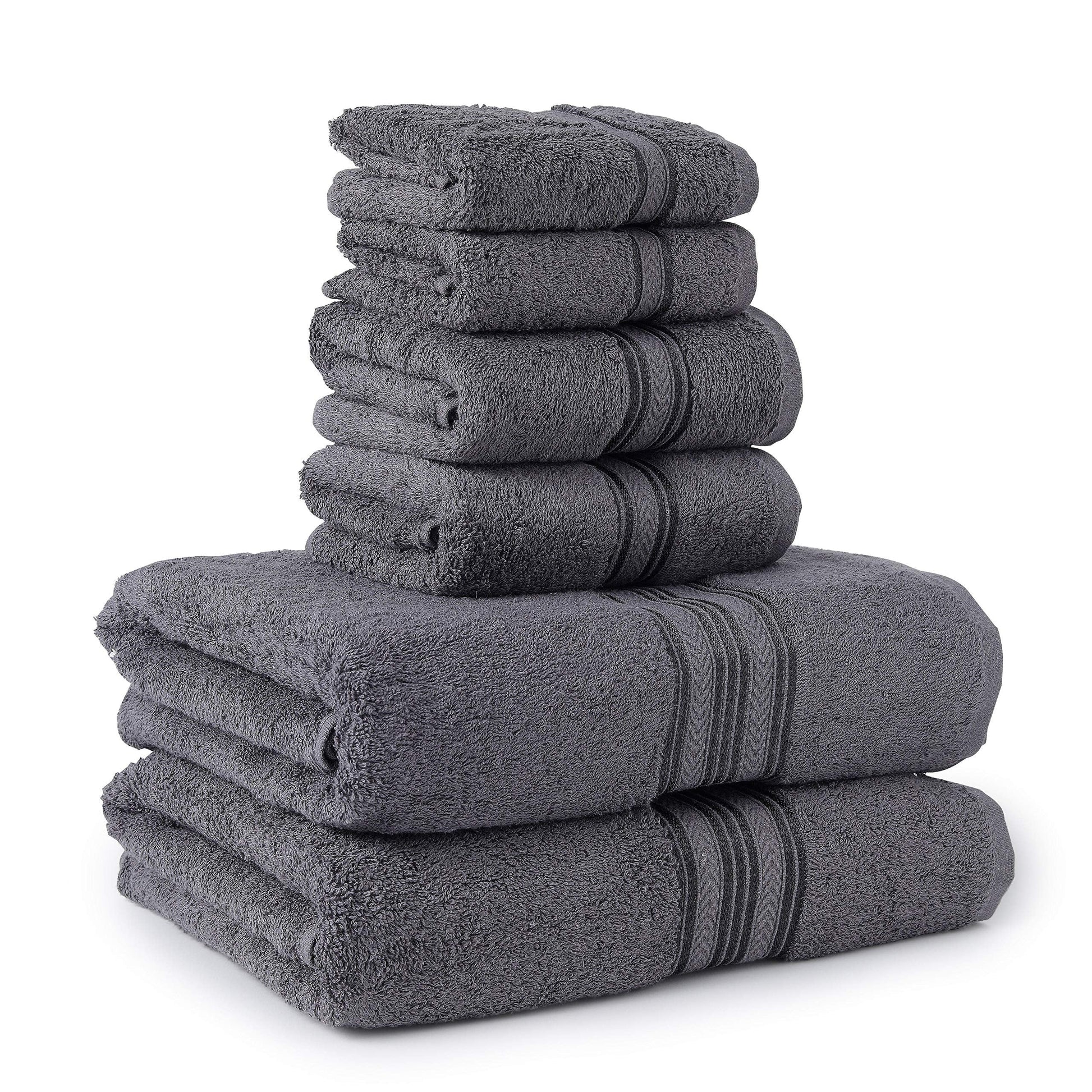 Faith, Hope, Love Home Decor Bathessentials 100% Cotton Extra Heavy 6 Piece Bath Towel Set - Best Buy Furniture