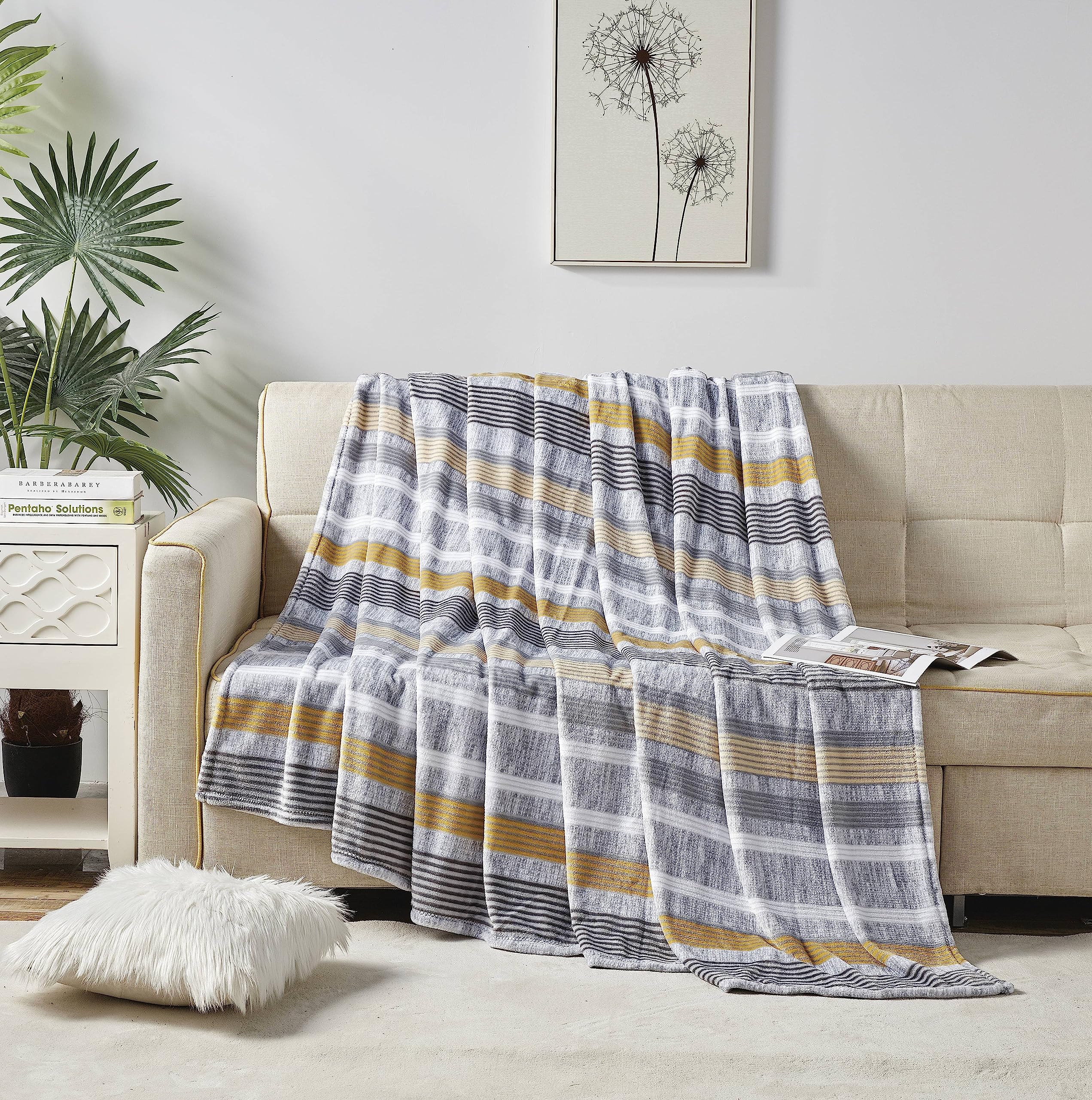 Faith, Hope, Love Home Decor Extra Heavy And Plush Throw Blanket - Best Buy Furniture