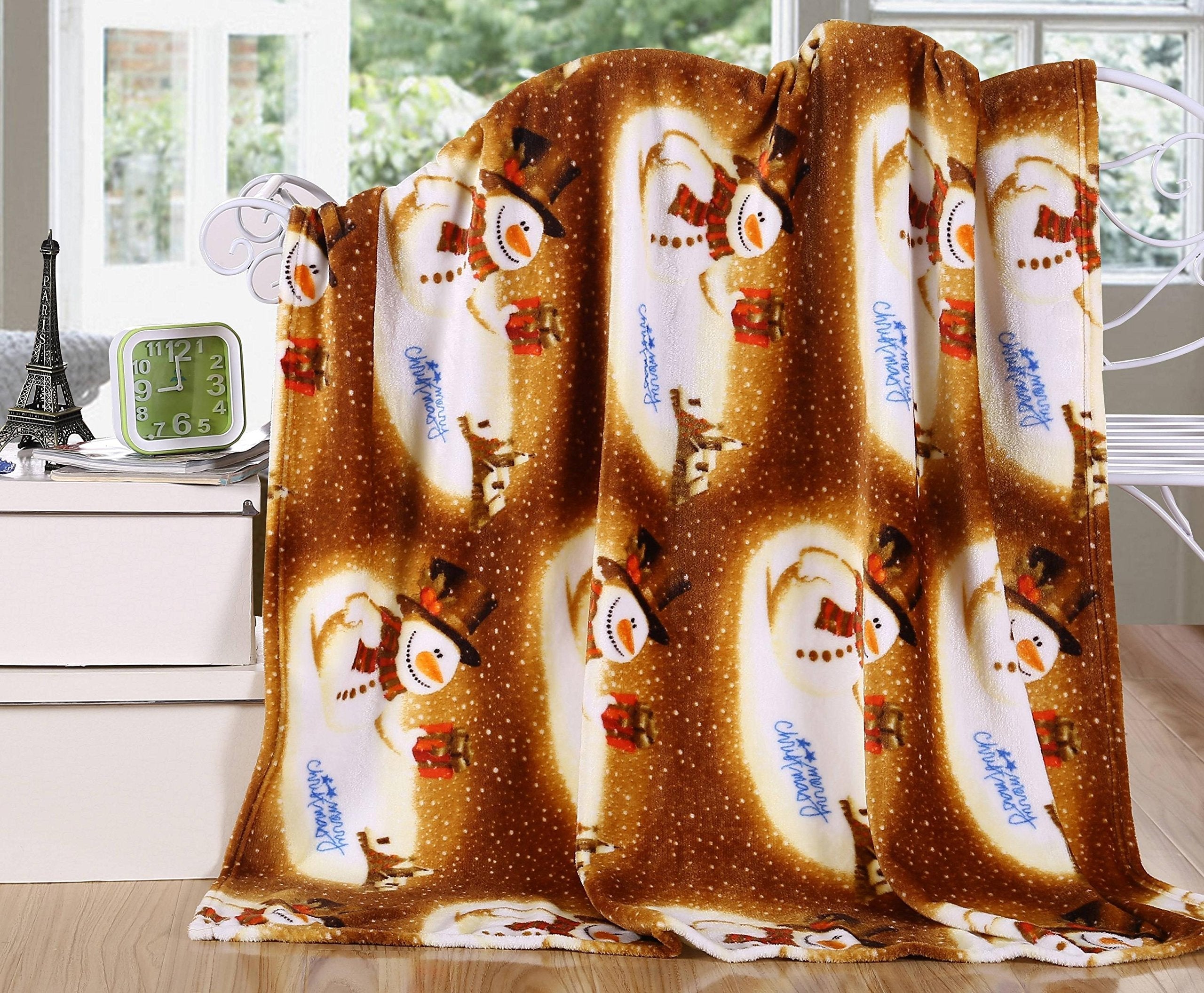 NobleHouse Velvet Touch Holiday Throw Fleece Blanket (50" x 60") - Best Buy Furniture