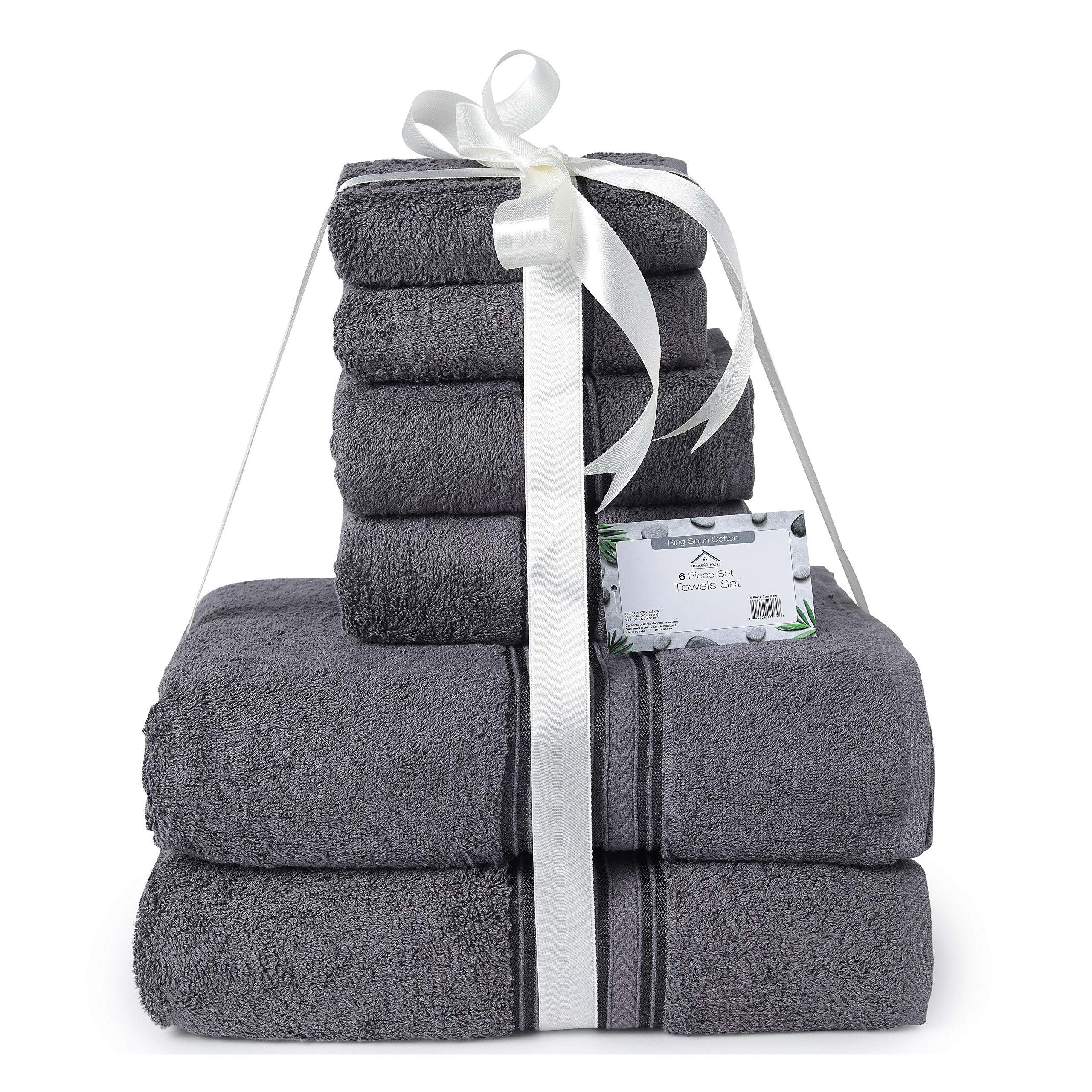 Faith, Hope, Love Home Decor Bathessentials 100% Cotton Extra Heavy 6 Piece Bath Towel Set - Best Buy Furniture
