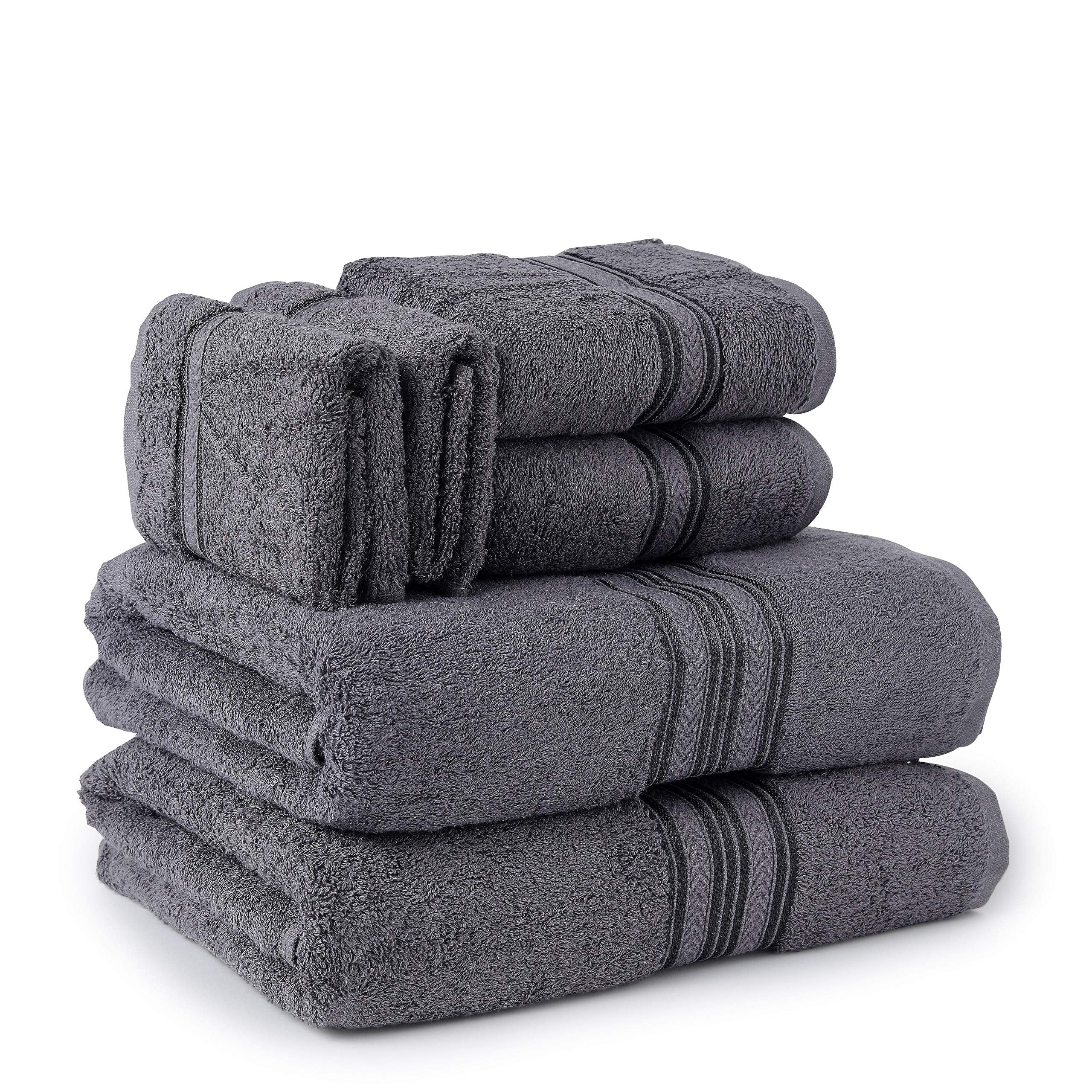 Faith, Hope, Love Home Decor Bathessentials 100% Cotton Extra Heavy 6 Piece Bath Towel Set - Best Buy Furniture